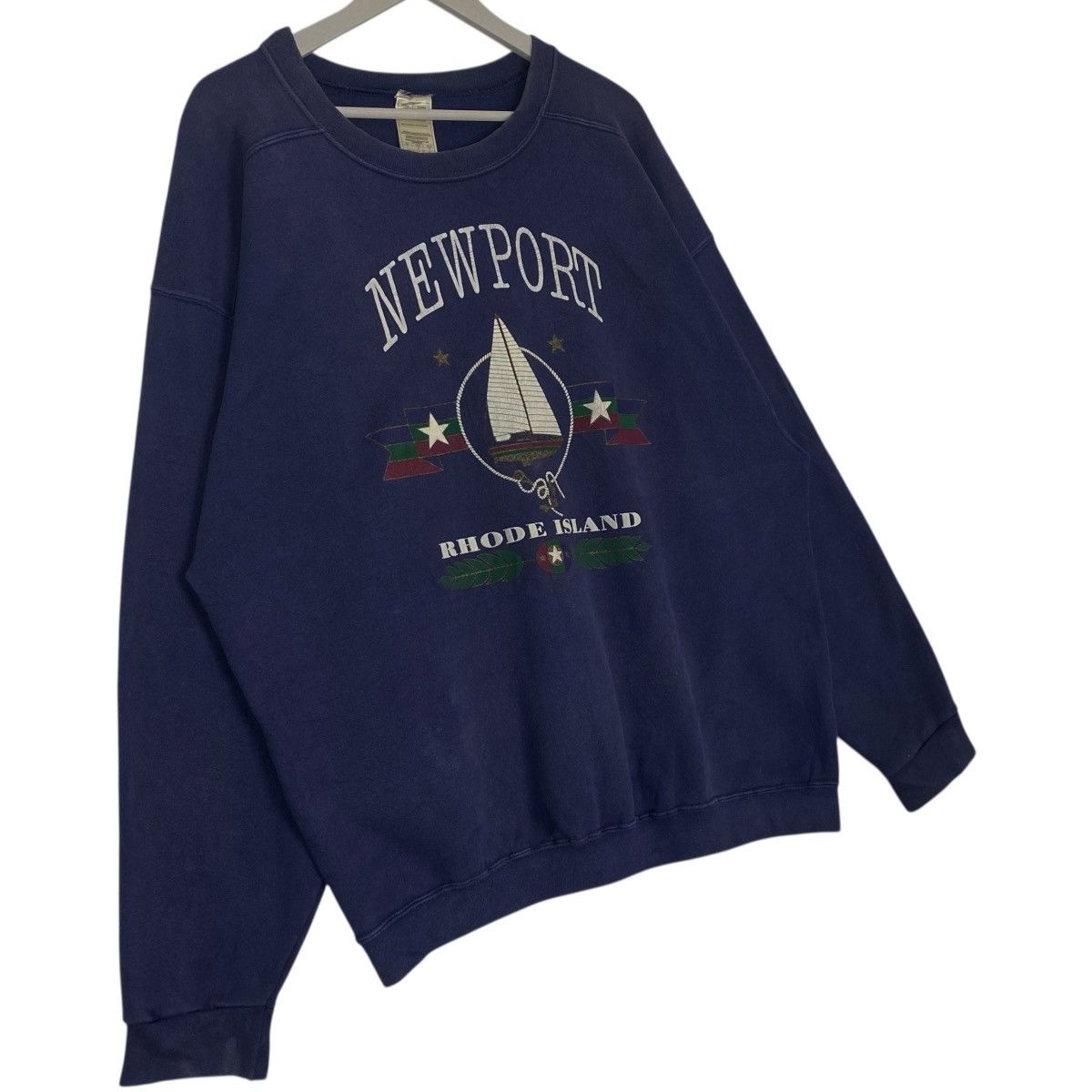 Other Vintage 90s Newport Rhode Island Navy Blue Big Logo Size US L / EU 52-54 / 3 - 3 Thumbnail