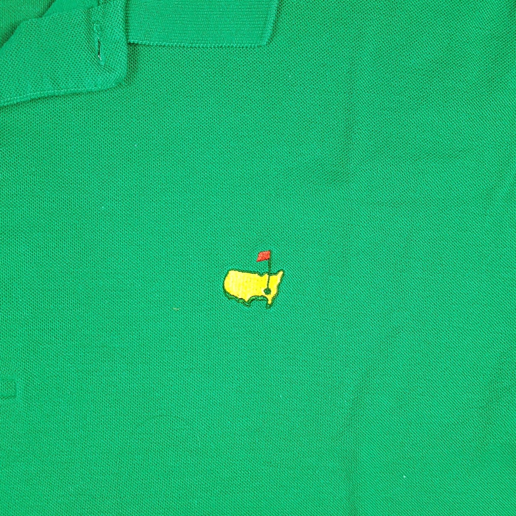 Vintage VINTAGE Masters Golf Polo Shirt Green XL Button Collar Logo - Adult Polo, Short Sleeve, Cotton, Regular Fit, 90s/Preppy/Surf Theme, Mens Size US XL / EU 56 / 4 - 3 Thumbnail