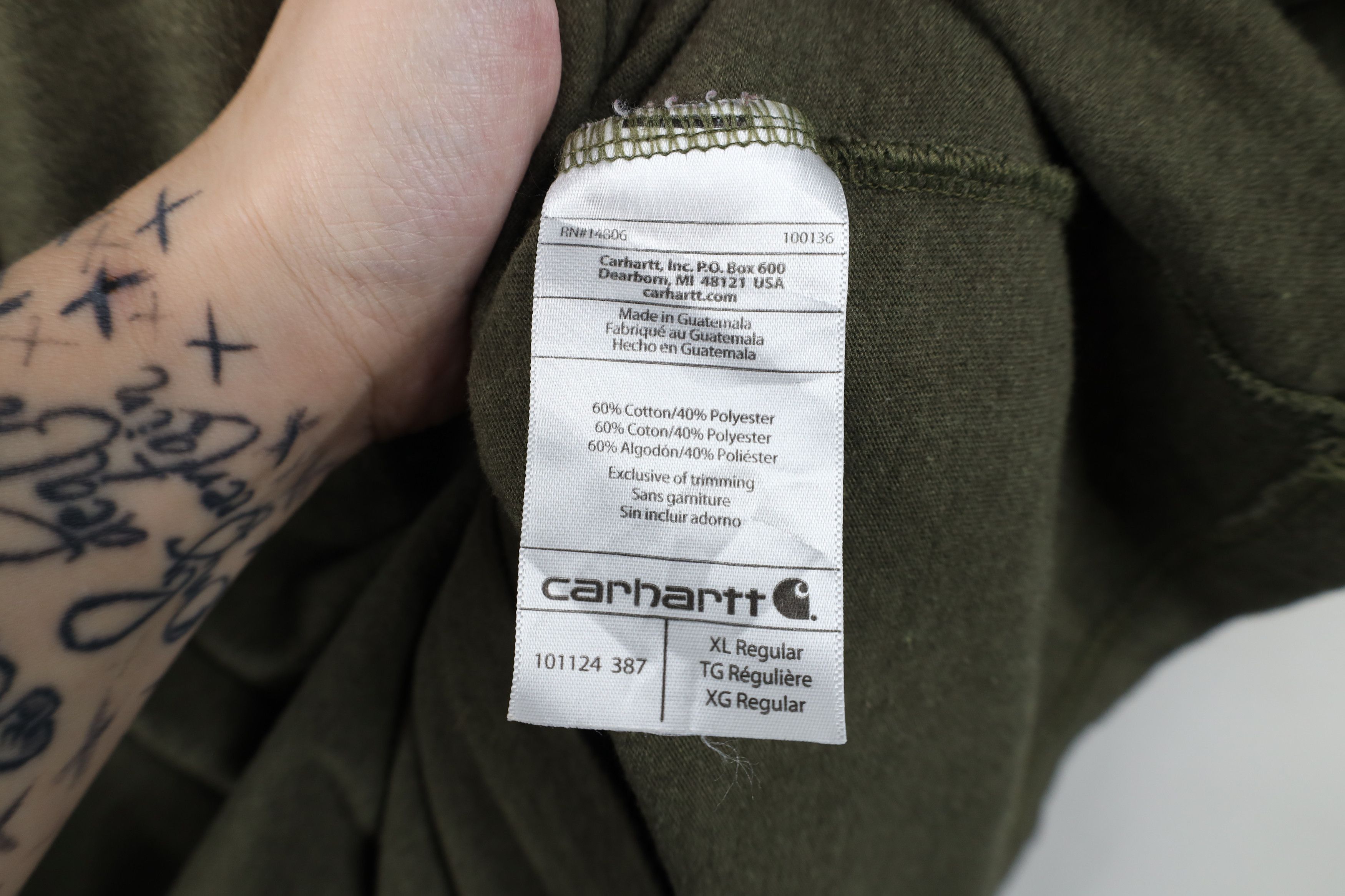 Carhartt Carhartt Spell Out Relaxed Fit Knit Short Sleeve T-Shirt Size US XL / EU 56 / 4 - 9 Thumbnail