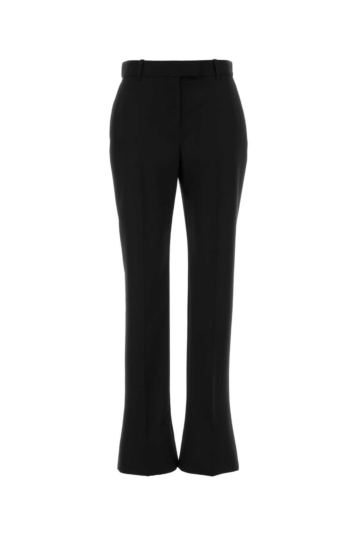 Black Wool Pant