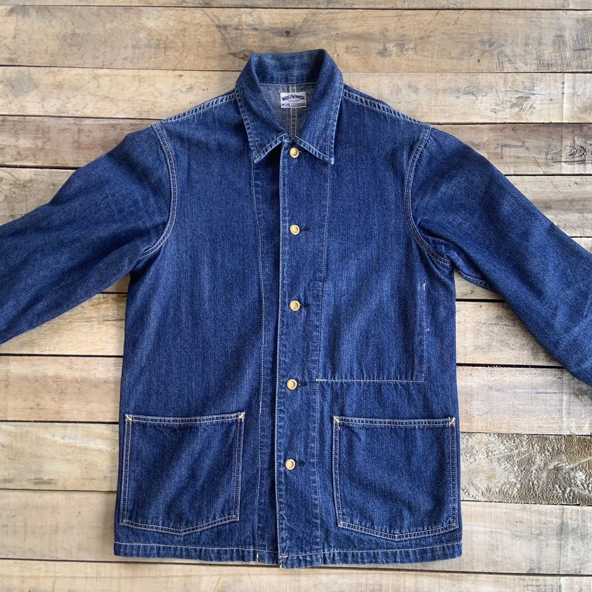 Big John BIG JOHN Work Wear Denim Jacket Size US S / EU 44-46 / 1 - 6 Thumbnail