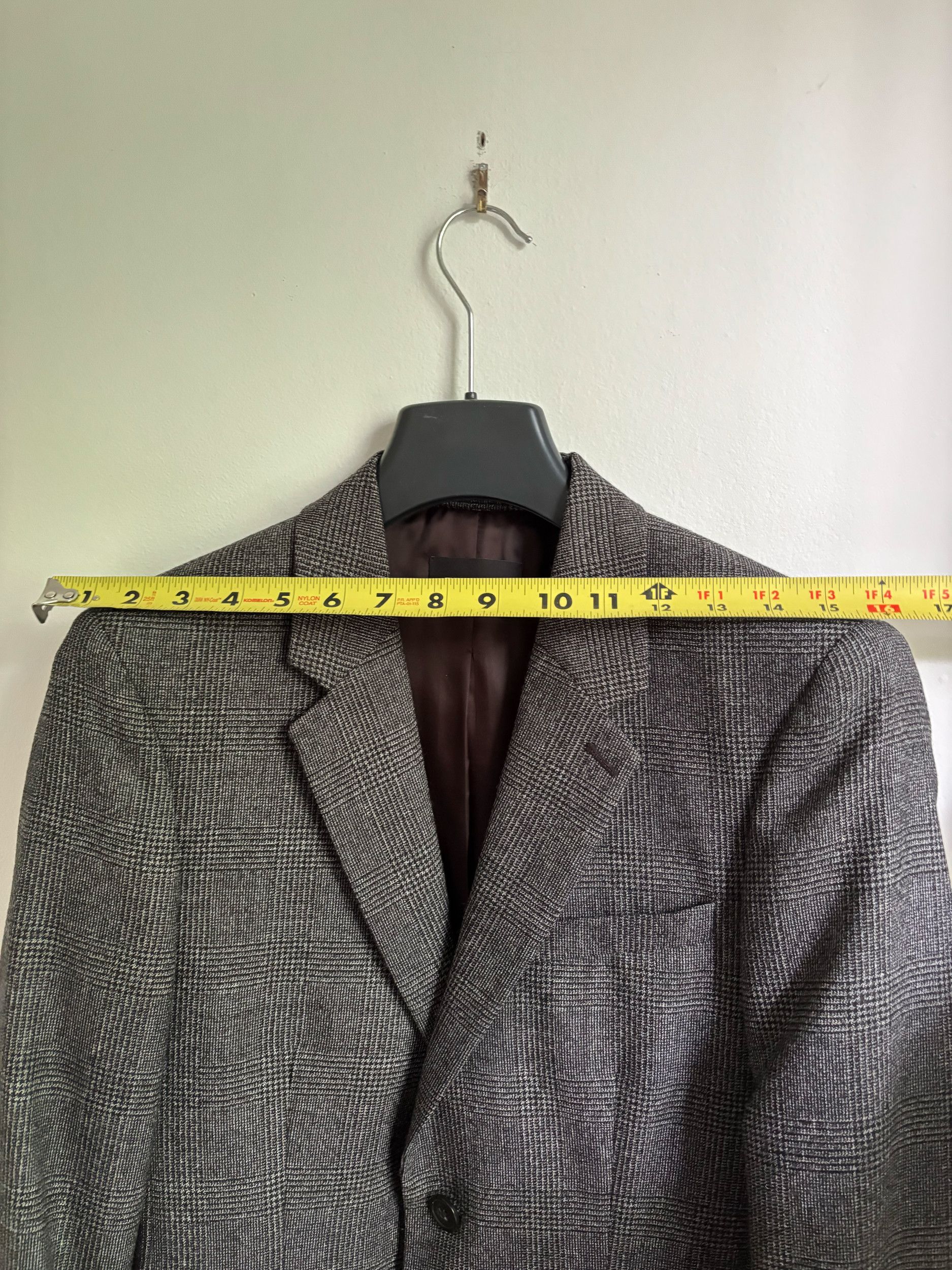 The Kooples The Kooples Prince of Wales grey wool suit EU44 Size 34R - 6 Thumbnail