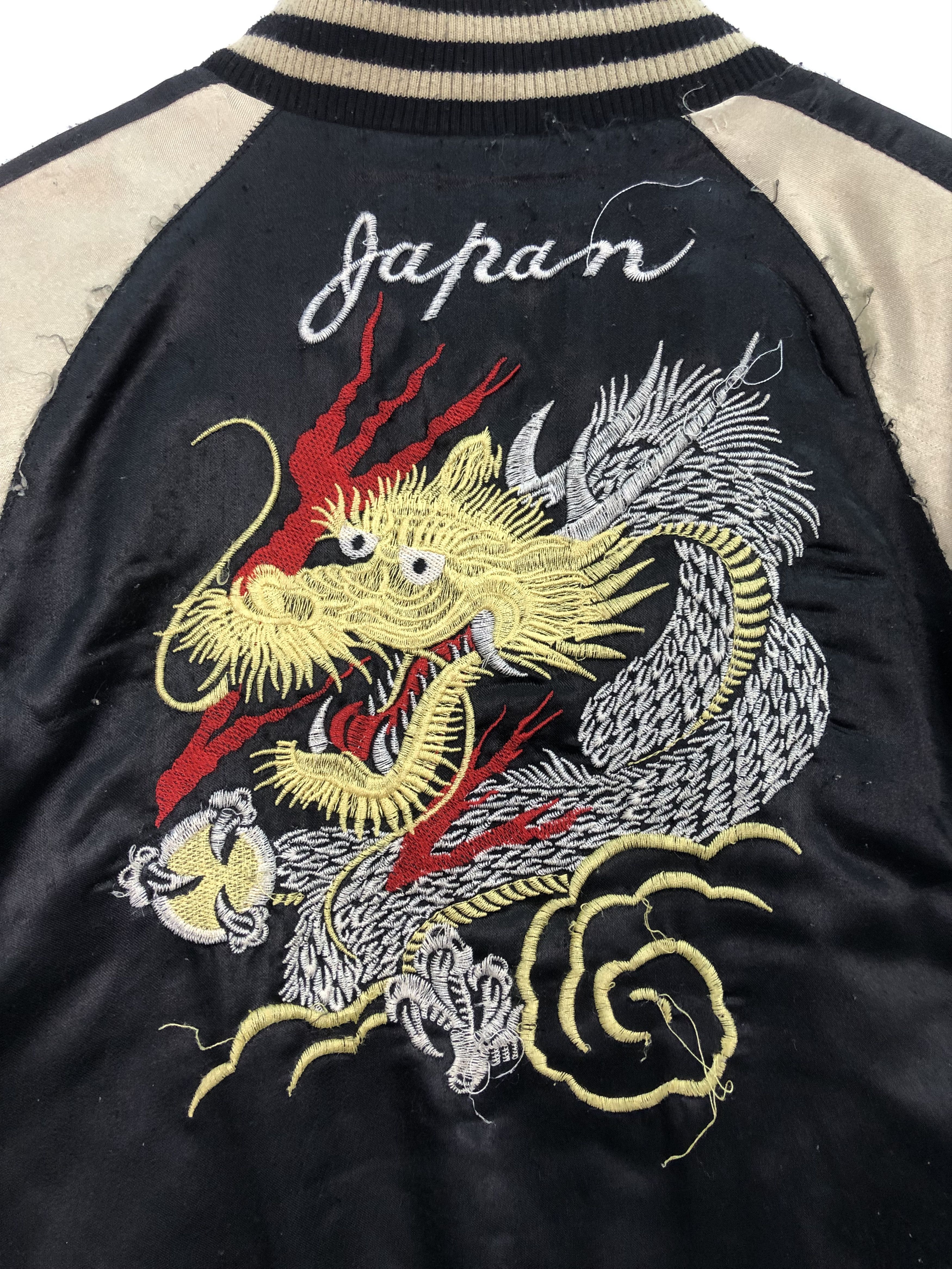 Vintage Vintage Sukajan Jacket Kids Japanese Dragon J0116 Size US XXS / EU 40 - 13 Thumbnail