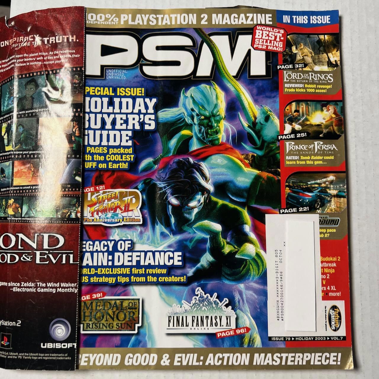 Playstation VTG PSM Magazine #79 Holiday 2003 Buyer’s Guide No Disc Size ONE SIZE - 3 Thumbnail