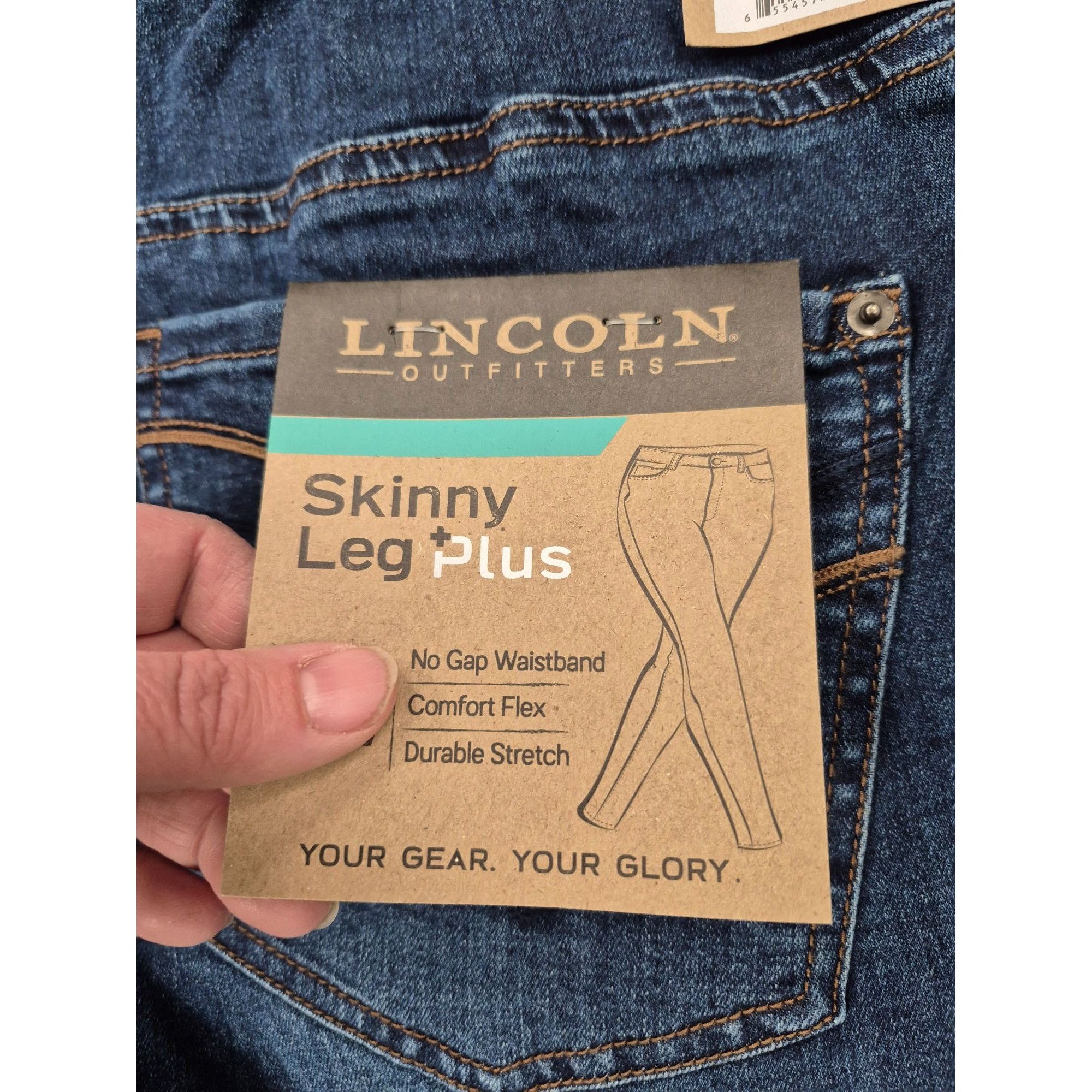 Other Womens Plus Mid Rise Skinny Leg Denim Jeans Size 18 Size 40" / US 18 - 9 Thumbnail