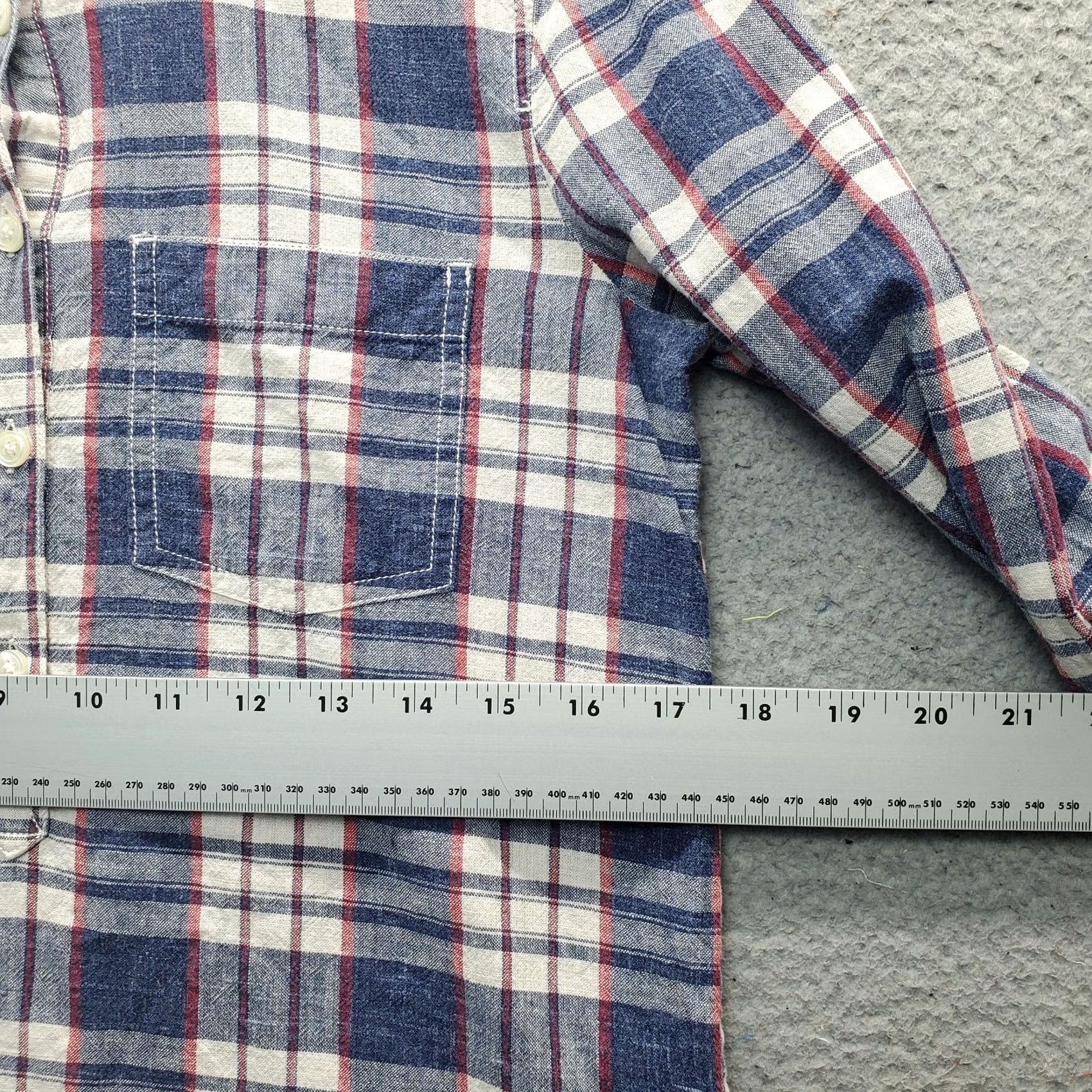 J.Crew J.CREW Popover Shirt Womens 2XS Multicolor Plaid Long Sleeve Collar Pocket Casual Shirt Women 2XS Size XXS / US 00 / IT 34 - 4 Thumbnail