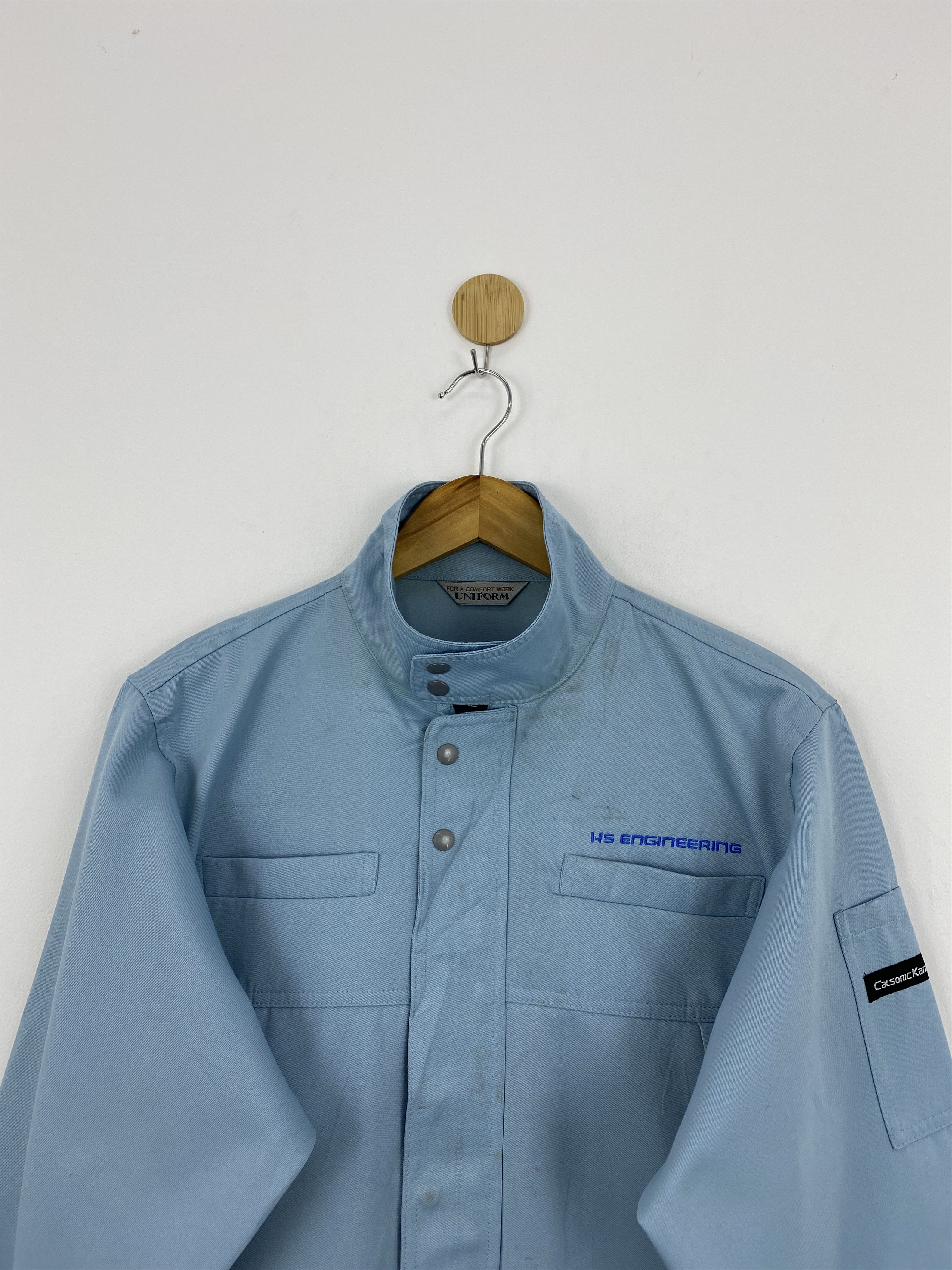 Japanese Brand Vintage Japanese Brand Workers Denim Jacket J1790 Size US XL / EU 56 / 4 - 2 Thumbnail