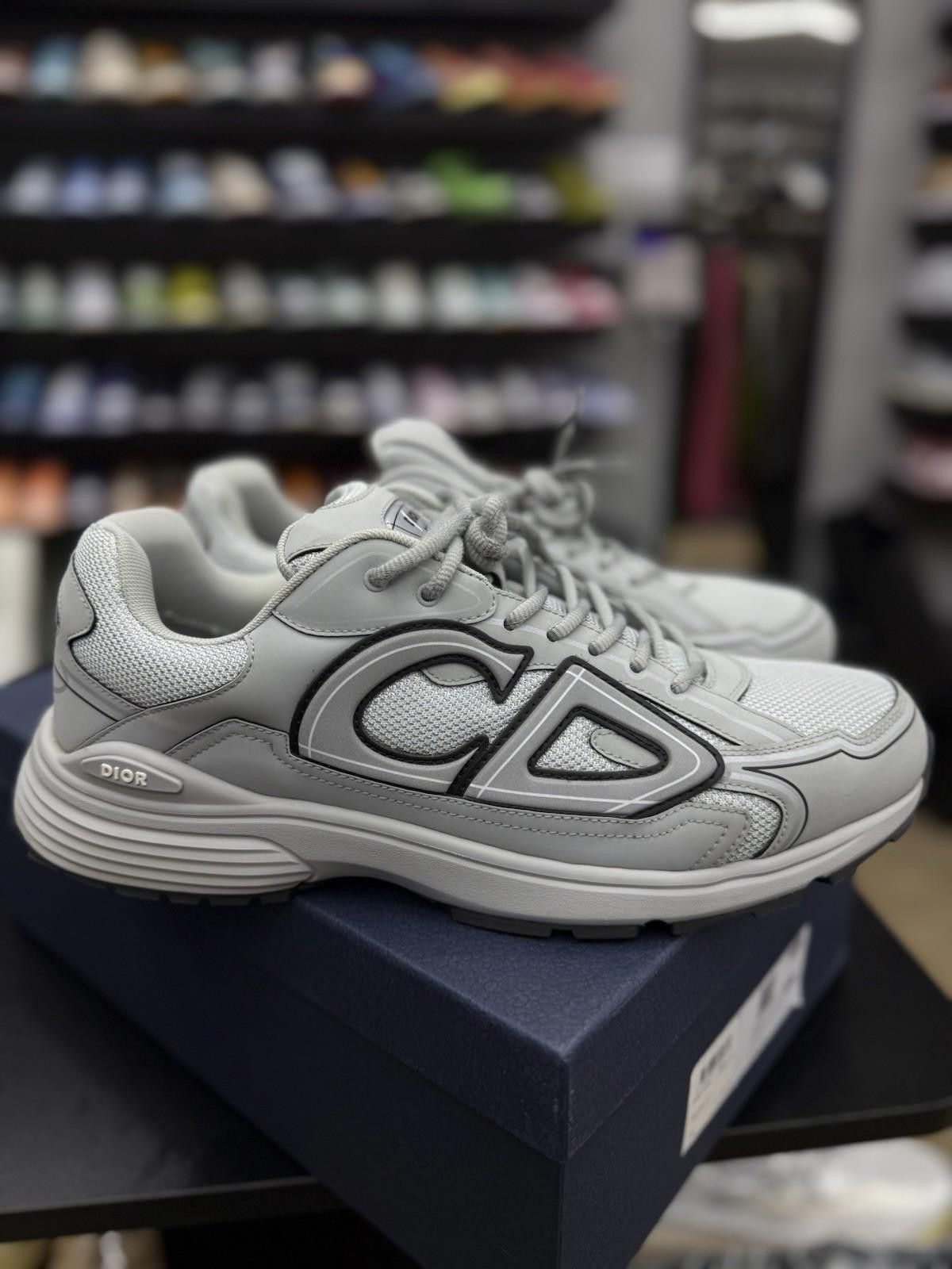 Dior Size 46EU / 13US - Dior B30 Grey Sneakers Retail $1200 Size US 13 / EU 46 - 11 Thumbnail