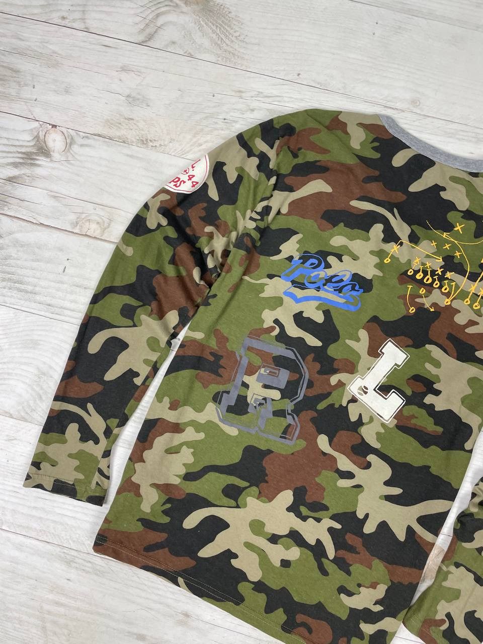 Polo Ralph Lauren Polo Ralph Lauren T-Shirt Long Sleeve Camo Size US M / EU 48-50 / 2 - 21 Thumbnail
