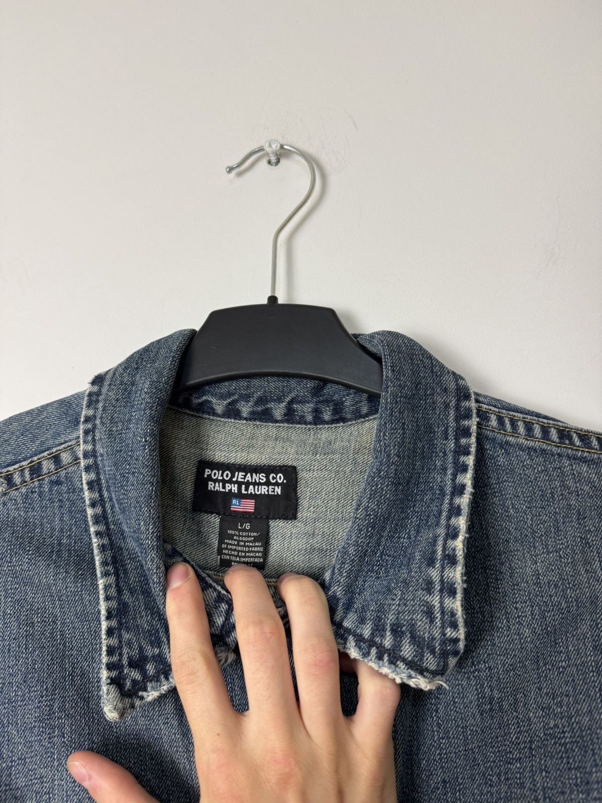 Polo Ralph Lauren Vintage Polo Ralph Lauren jeans co denim jacket streetwear Size US L / EU 52-54 / 3 - 11 Thumbnail