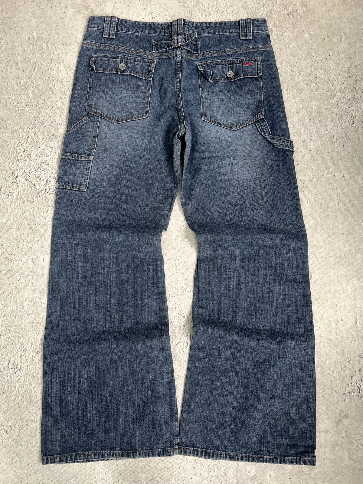 Diesel Diesel front button baggy denim jeans wide leg JnCO y2k Size US 35 - 1 Thumbnail