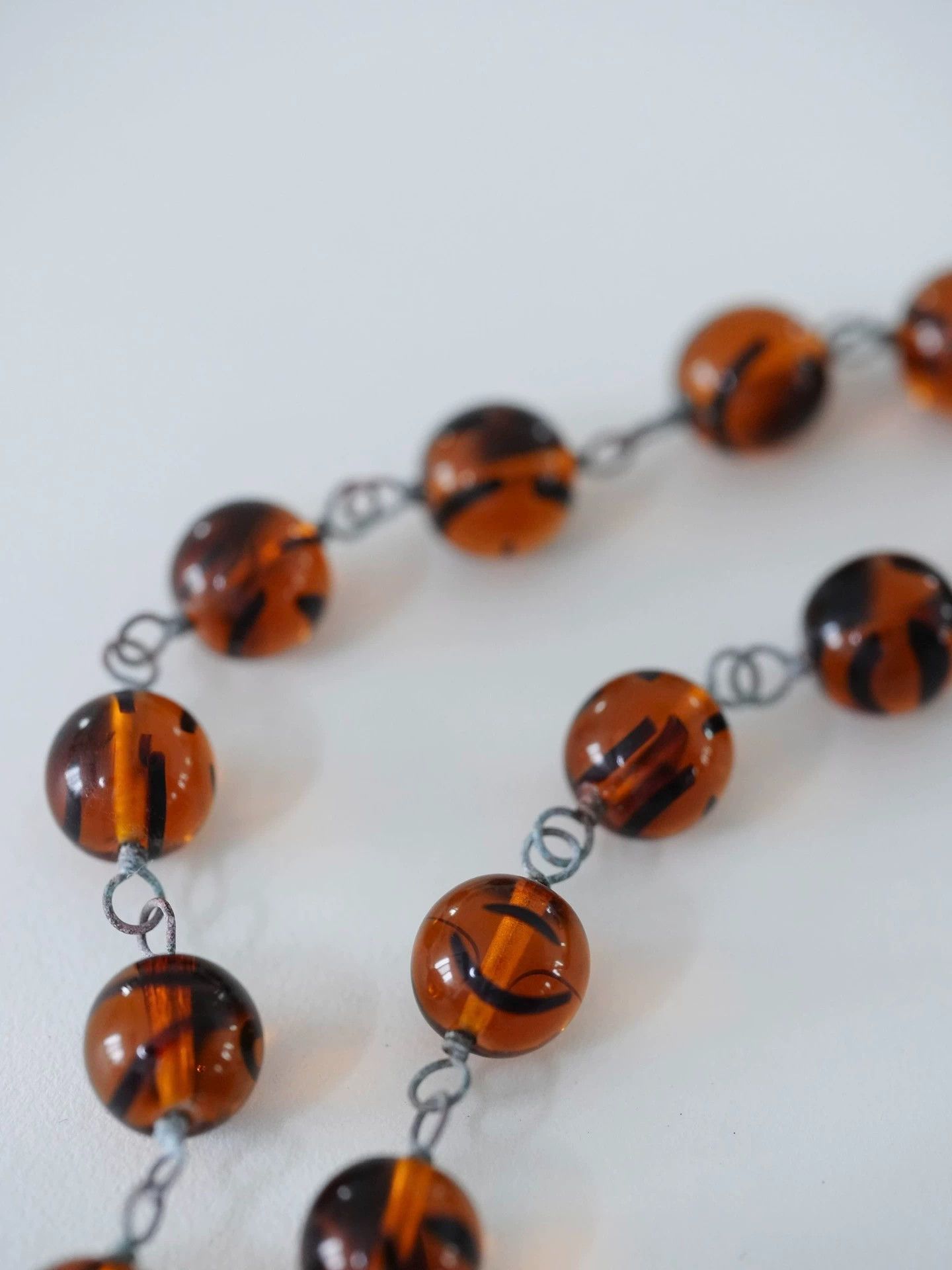 Chanel Chanel 1985 Vtg Goossens Amber Red-Green Glass Pendant Size ONE SIZE - 6 Thumbnail