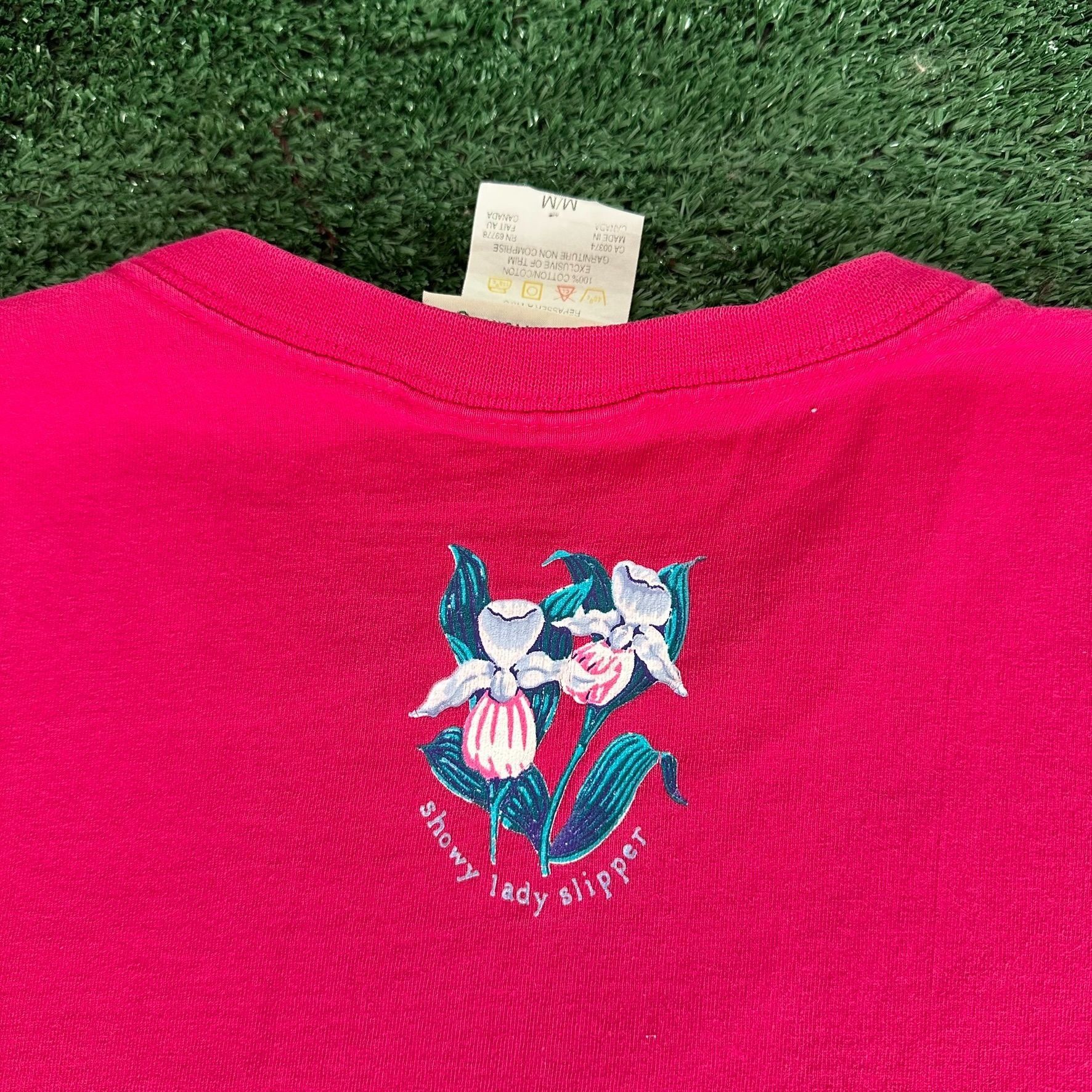 Northern Reflections Vintage 90s Butterfly Wildflower Guide T-Shirt Cottage Natur Size US M / EU 48-50 / 2 - 7 Thumbnail