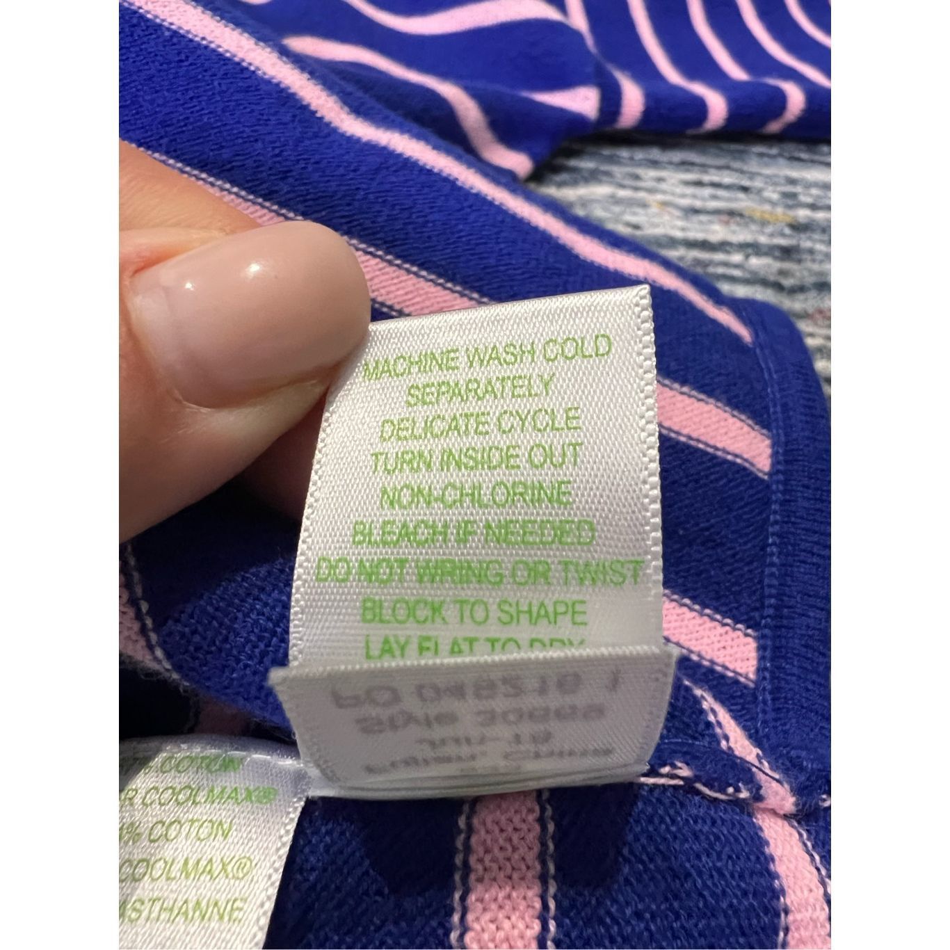 Lilly Pulitzer LILLY PULITZER Elba Sweater COASTAL SHELL STRIPE Twilight Bl Size M / US 6-8 / IT 42-44 - 8 Thumbnail