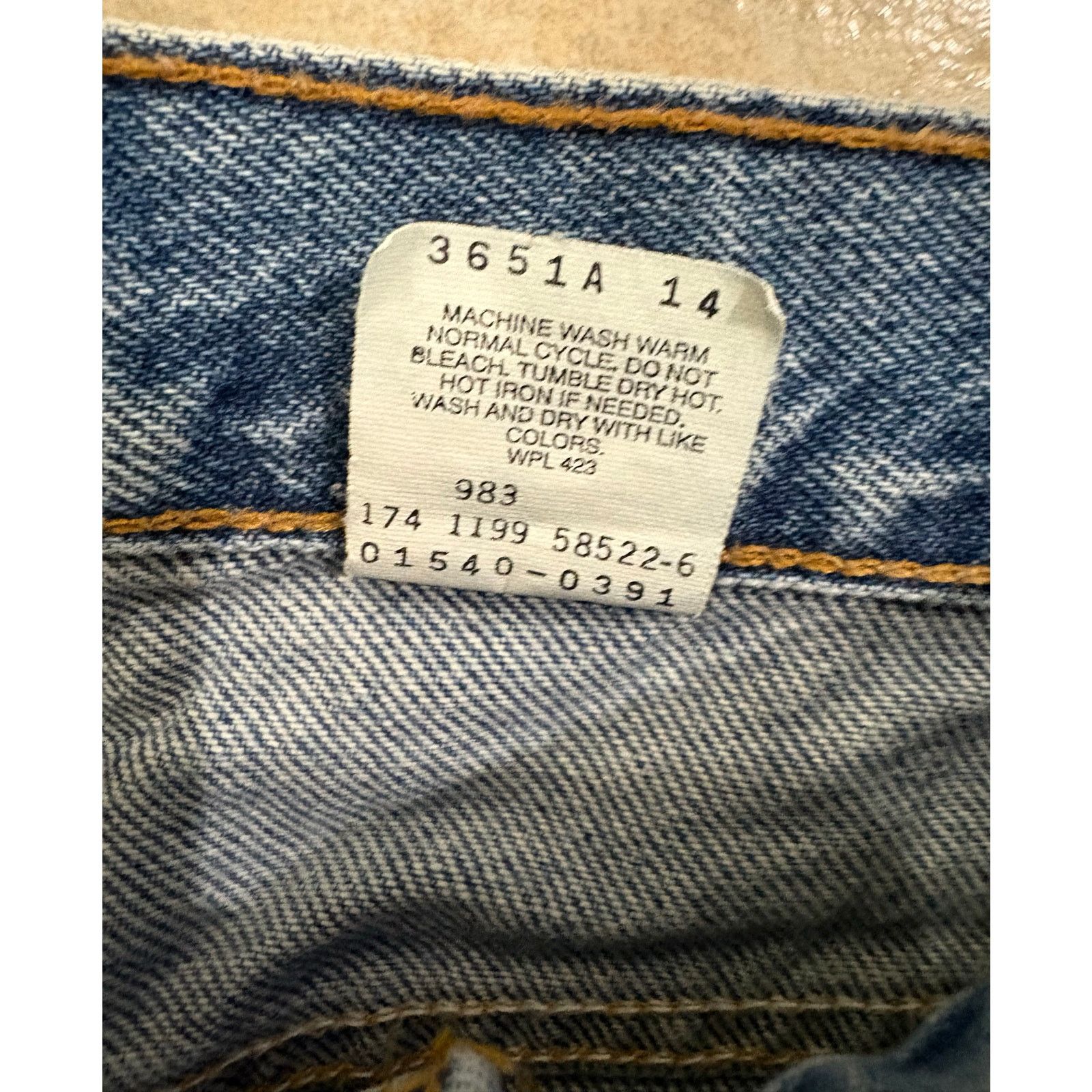 Polo Ralph Lauren Vintage 90s Levi’s Strauss & co jeans w38 L 38 Size US 38 / EU 54 - 3 Thumbnail