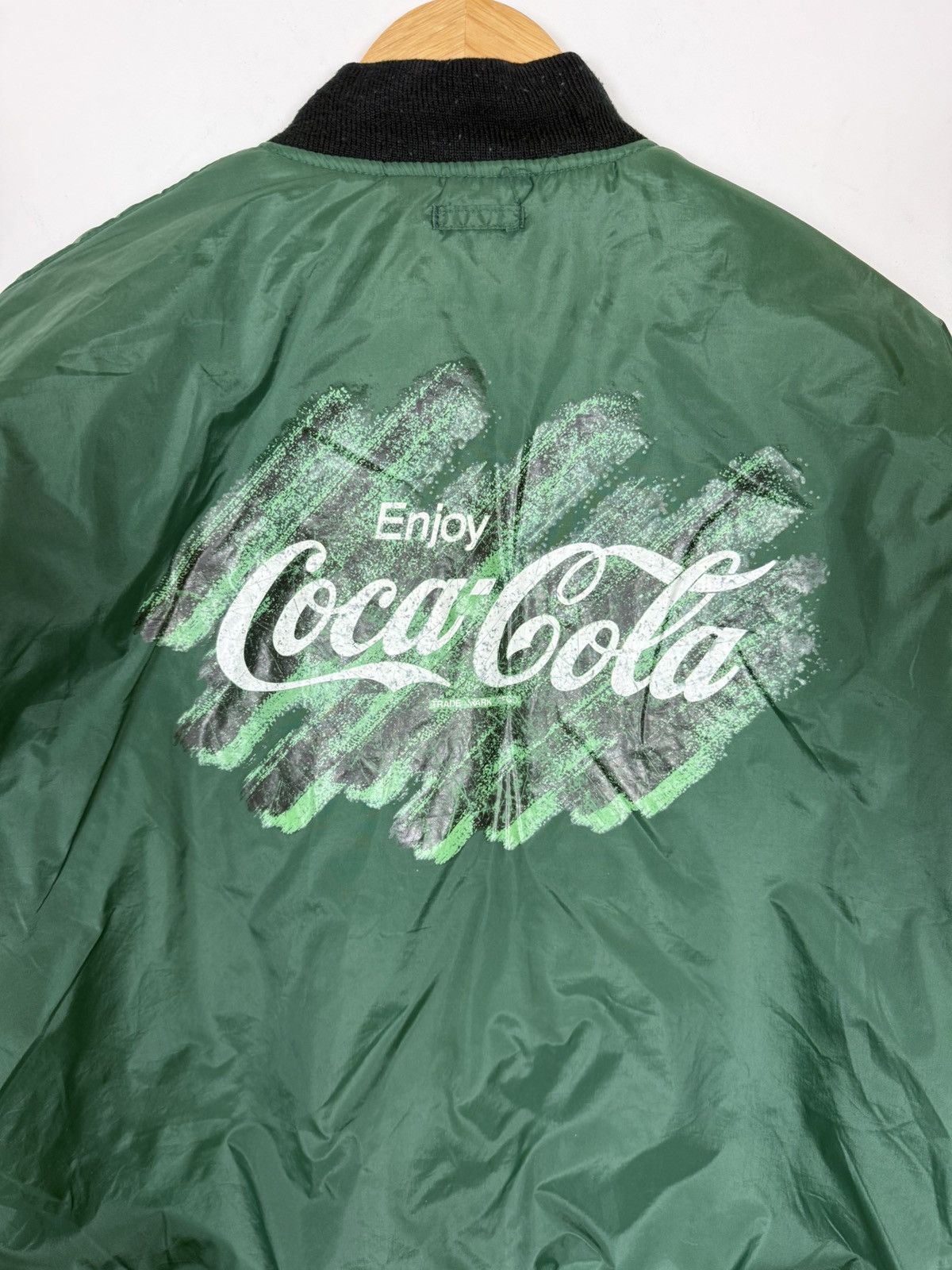 Coca Cola Coca Cola Reversible Satin Bomber Jacket Size US L / EU 52-54 / 3 - 8 Thumbnail