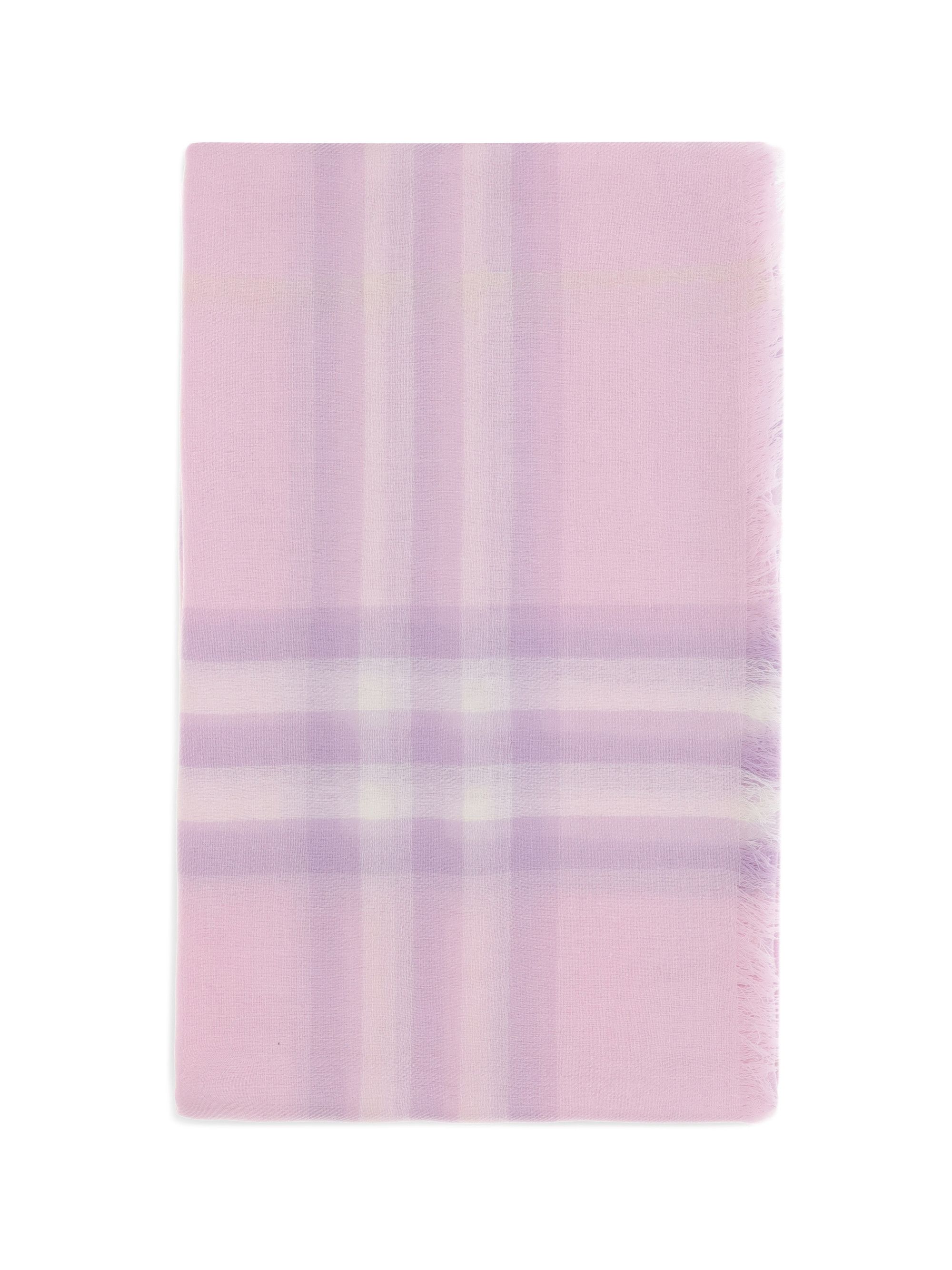 Burberry Wool Check wide Scarf Size ONE SIZE - 1 Thumbnail