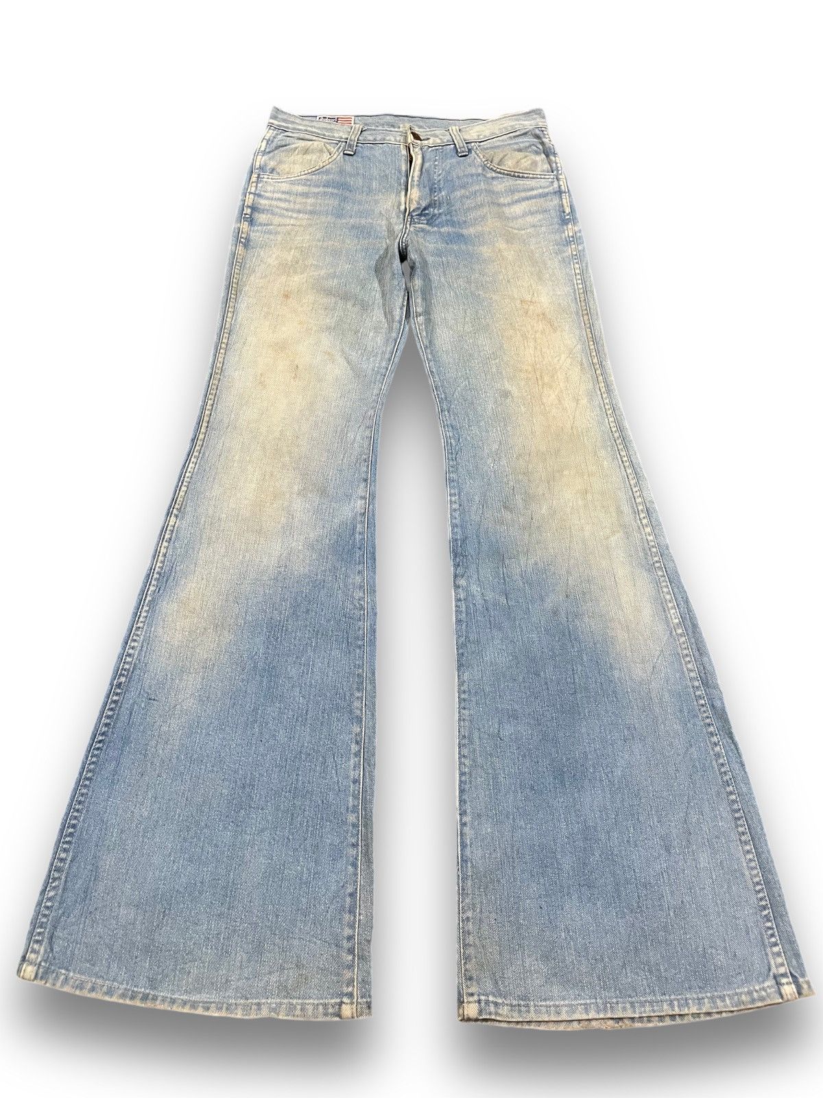 If Six Was Nine Vintage Bobson Flare Bell Bottom RetroFit Denim Size US 30 / EU 46 - 1 Thumbnail