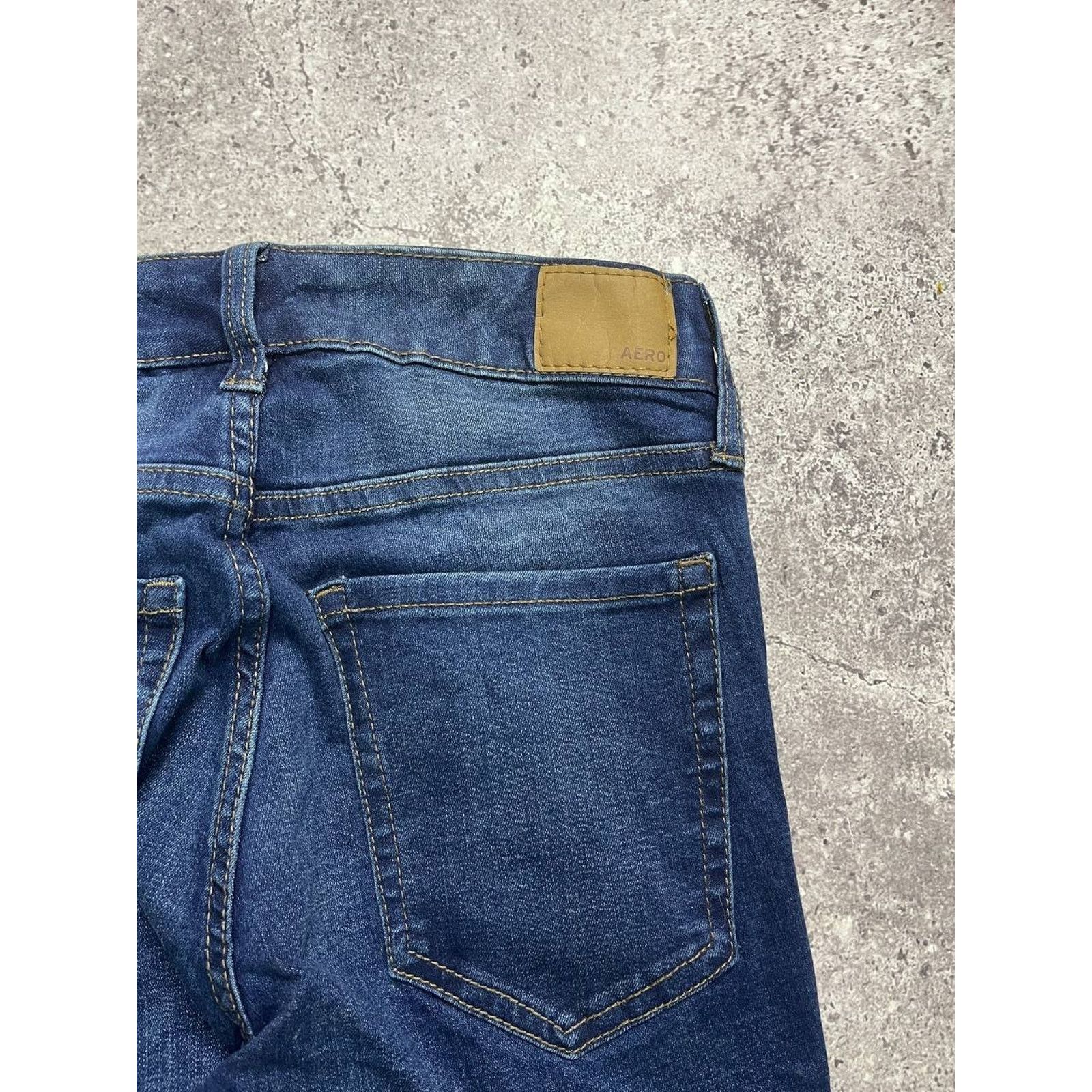 Japanese Brand Vintage Aéropostale High Denim Jeans Size 27 Stretch Fit Size 25" / US 0 / IT 36 - 4 Thumbnail