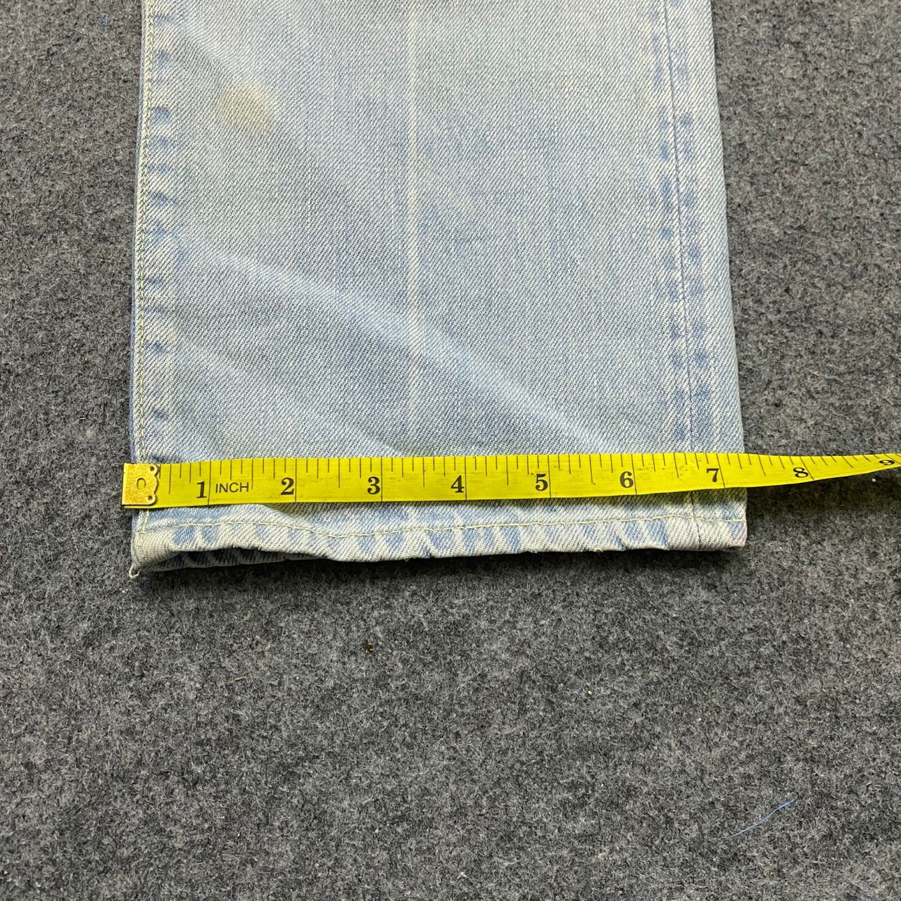 Blue Blue Japan Vintage 90s Blue Blue Japan Selvegde Patchwork Denim Size US 29 - 8 Thumbnail