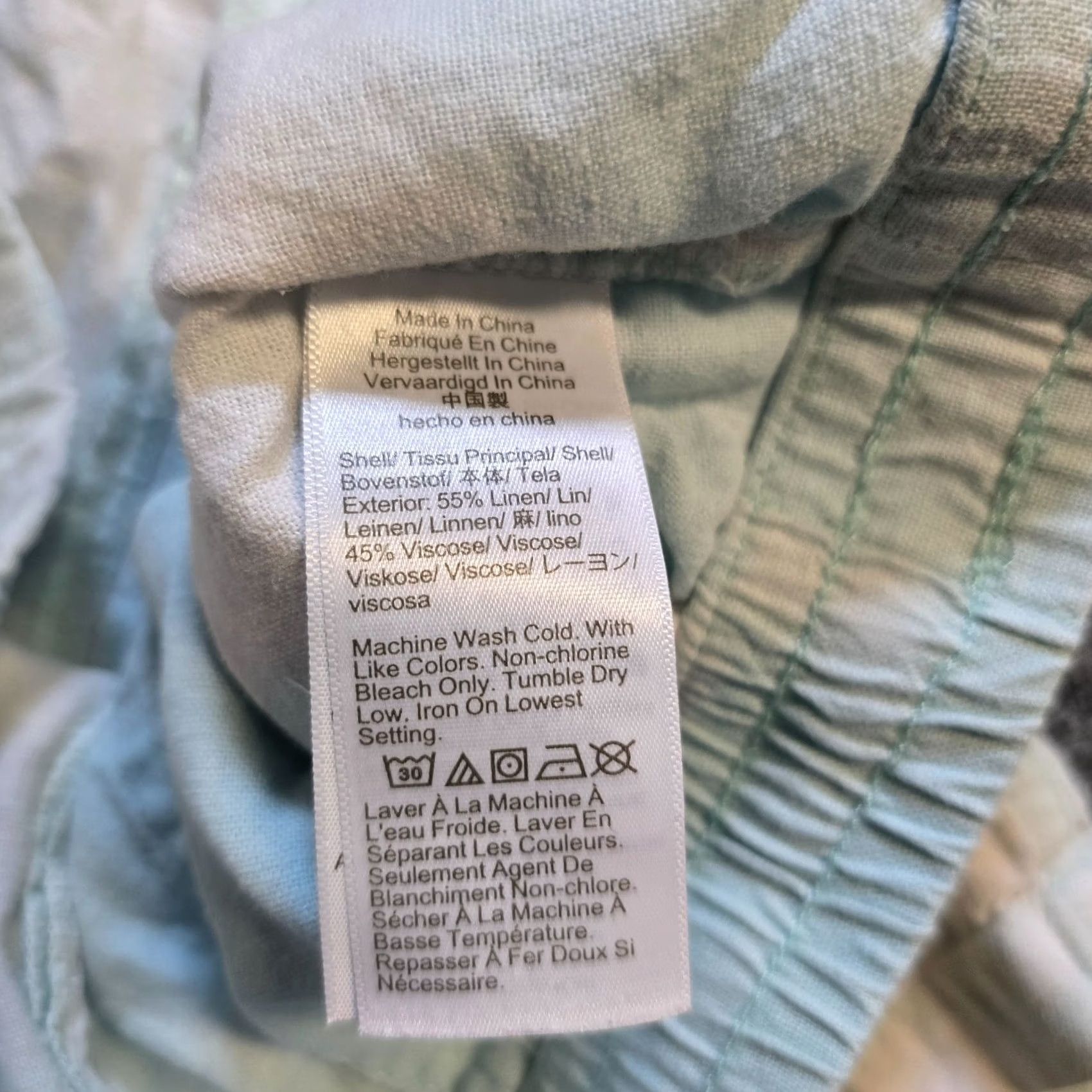 J.Crew J.CREW Shorts Womens XS Blue Pull On Linen Blend 3 Inch Casual Beach Size 26" / US 2 / IT 38 - 7 Thumbnail