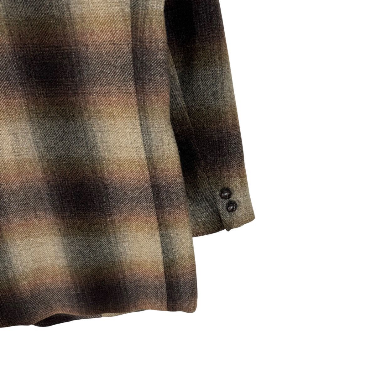 Japanese Brand ❄️INTERMEZZO JAPAN SHADOW PLAIDS BLAZER COAT Size US L / EU 52-54 / 3 - 7 Thumbnail