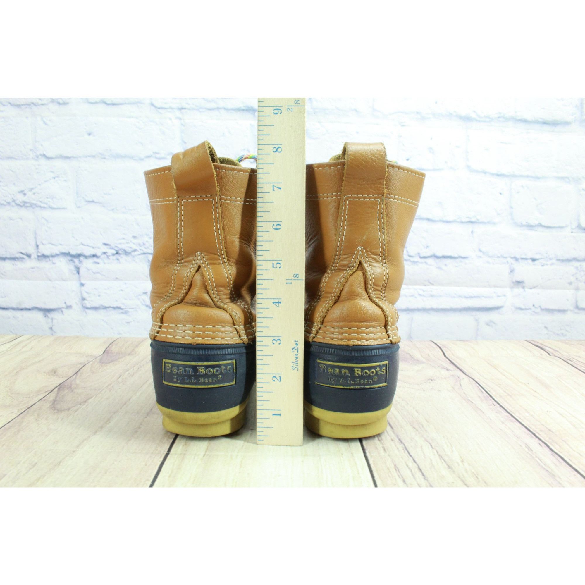 L.L. Bean × Leather LL Bean Women's Leather Unlined Ankle Duck Boots Size 9 M Size US 9 / IT 39 - 6 Thumbnail