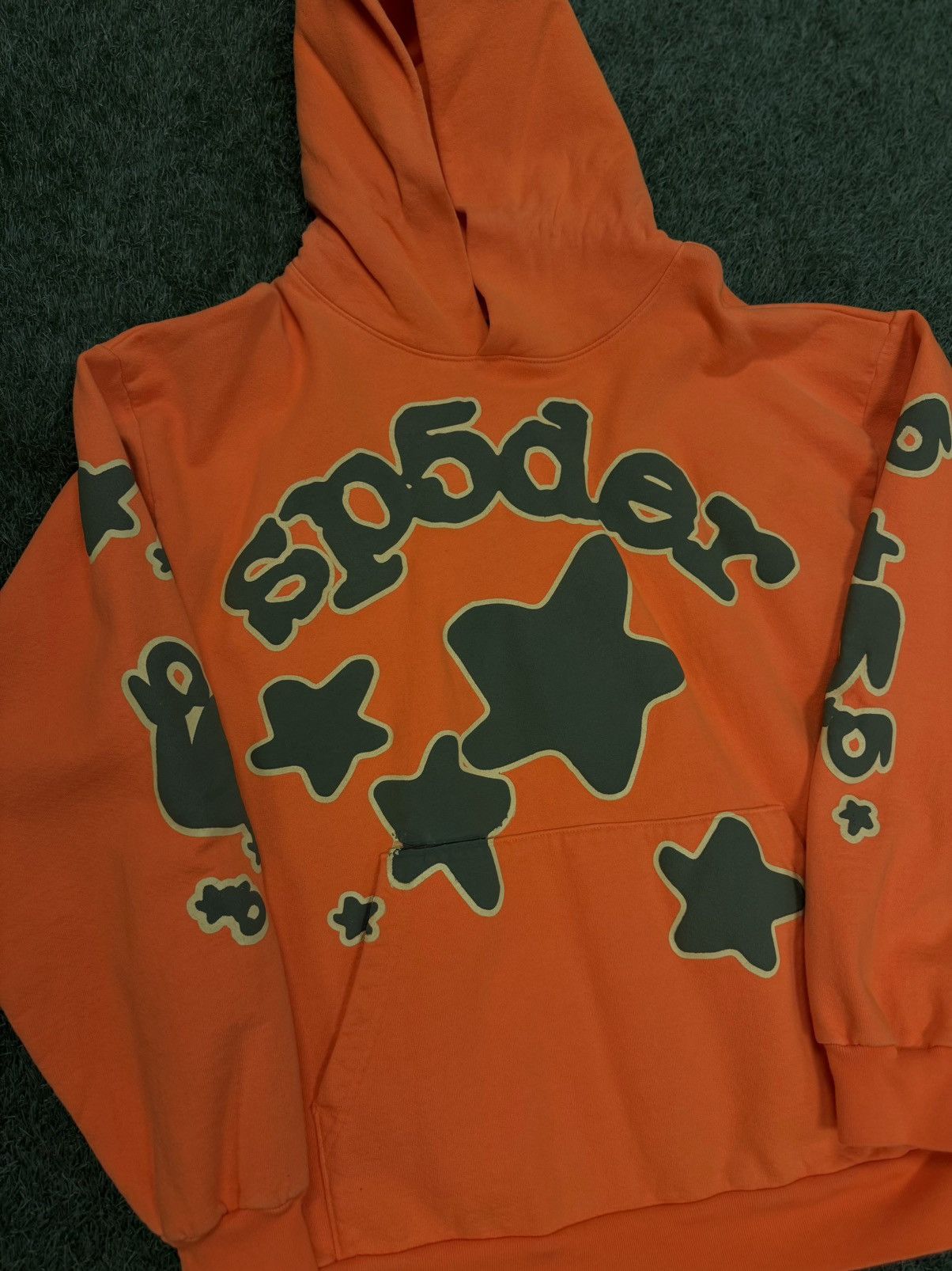 Sp5der Sp5der Worldwide Orange Star Hoodie Size XL (NEW) Size US XL / EU 56 / 4 - 4 Thumbnail