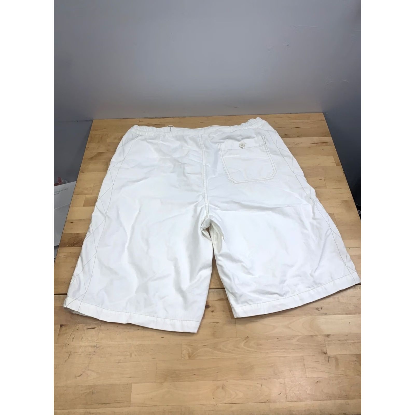 Polo Ralph Lauren Polo Ralph Lauren Polo Jeans 67 Shorts Men L White Cotton Casual Button Drawstring 13246 Size US L / EU 52-54 / 3 - 8 Thumbnail