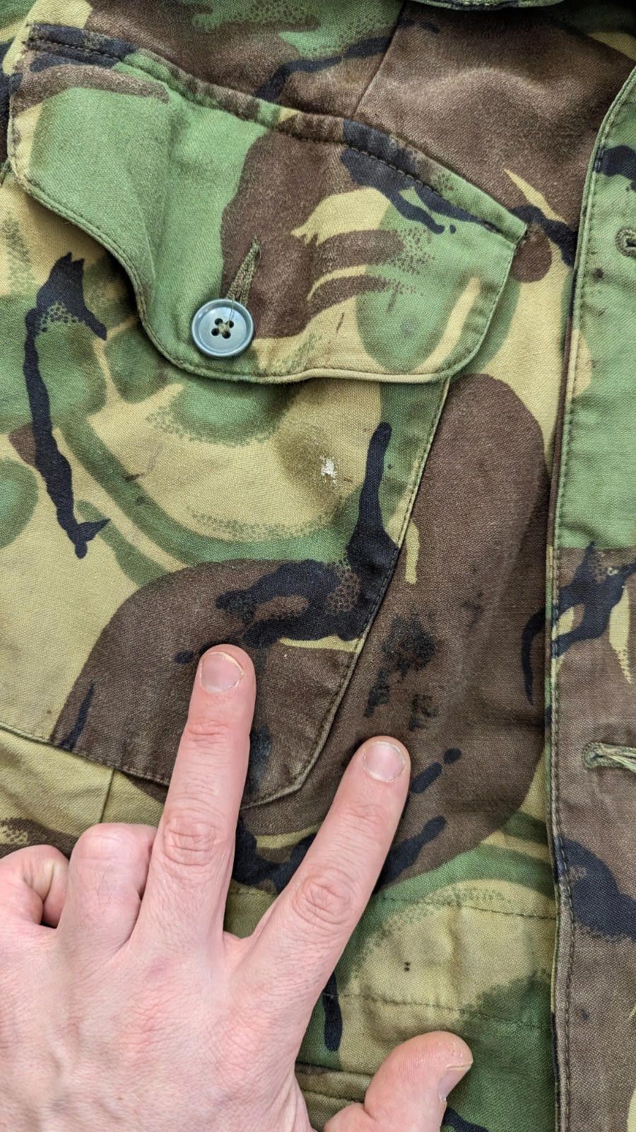 Other 1968 Pattern British Army DPM Combat Smock - Medium Size US M / EU 48-50 / 2 - 12 Thumbnail