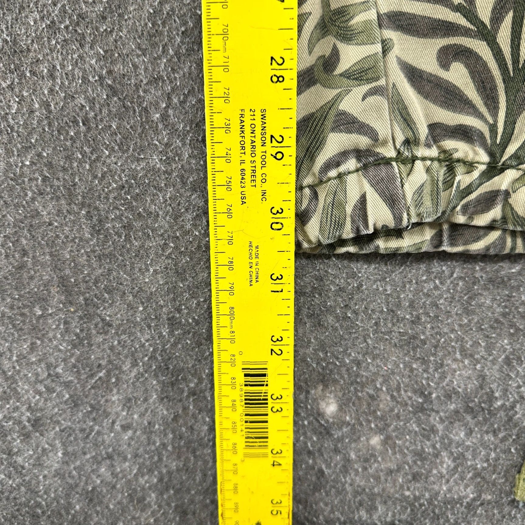 Vintage **Matchstick Mens 30x30 Green Camo Leaf Print Straight Combat Pants** User: **Matchstick Mens 30 Straight Green Camo Leaf Print Combat Pants** Size US 30 / EU 46 - 7 Thumbnail