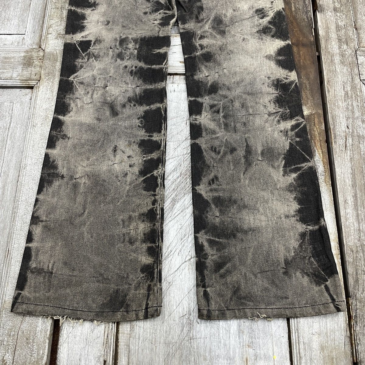 Hysteric Glamour × Japanese Brand Japanese Bernings Sho Printed Punk Bootcut Jeans wc 354 Size US 31 - 7 Thumbnail