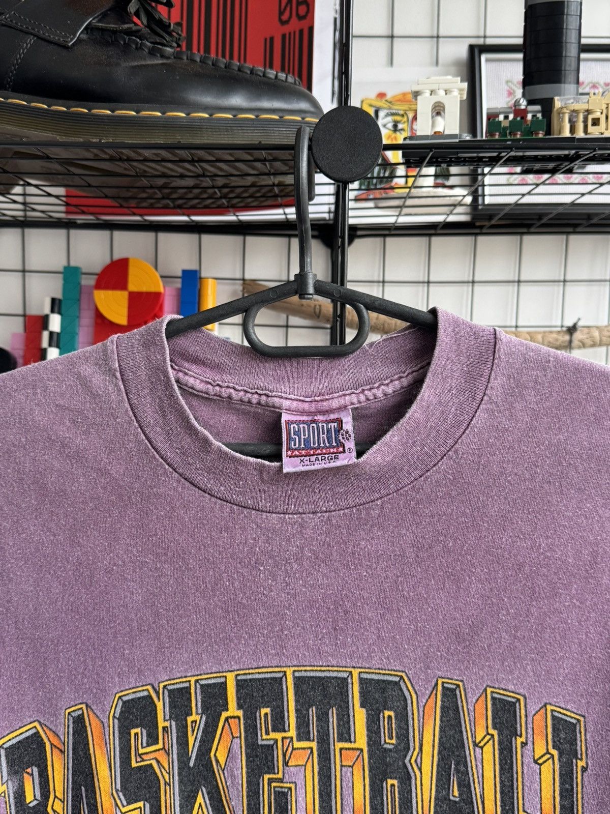 NBA Vintage 1993 Basketball Orlando Hoops T-shirt Size US XL / EU 56 / 4 - 5 Thumbnail