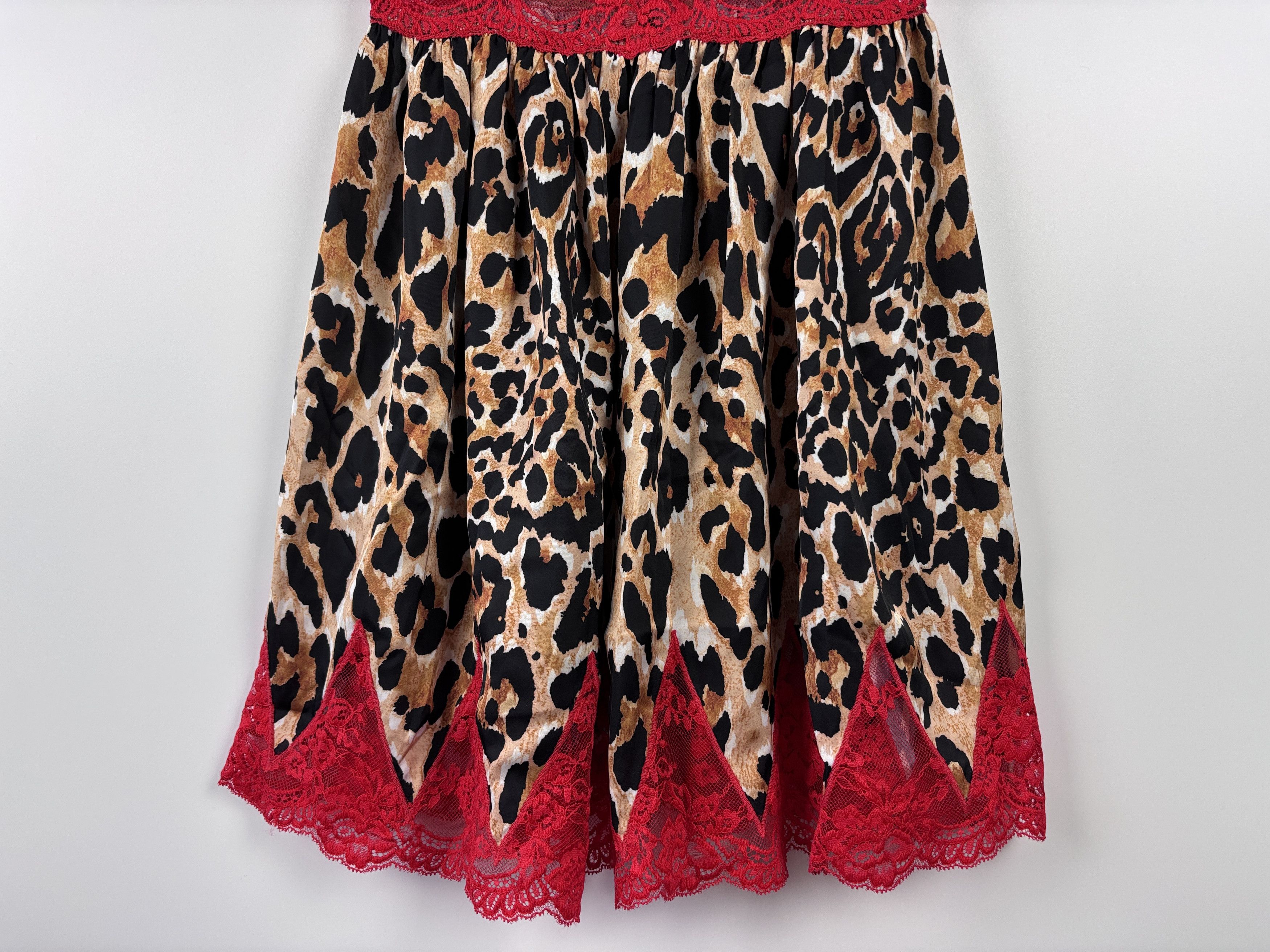 H&M × Paco Rabanne Paco Rabanne x H&M Leopard Mini Lace Dress Multicolor XXS Size XXS / US 00 / IT 34 - 4 Thumbnail