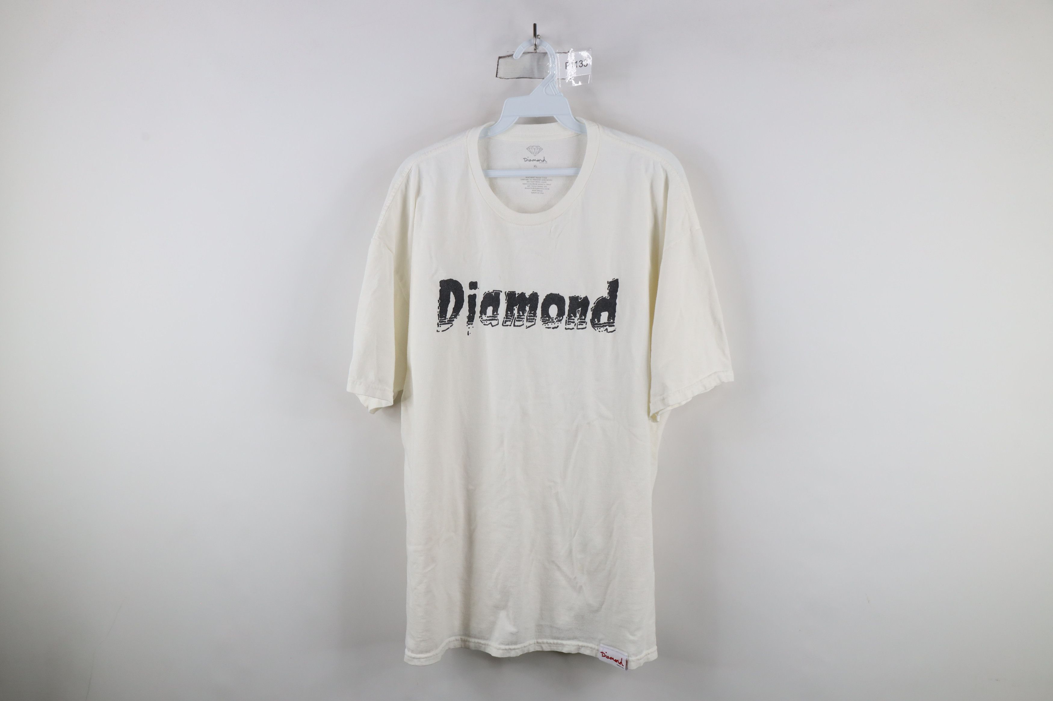 Vintage Vintage 90s Diamond Supply Co Skateboard T-Shirt USA Size US XL / EU 56 / 4 - 1 Thumbnail