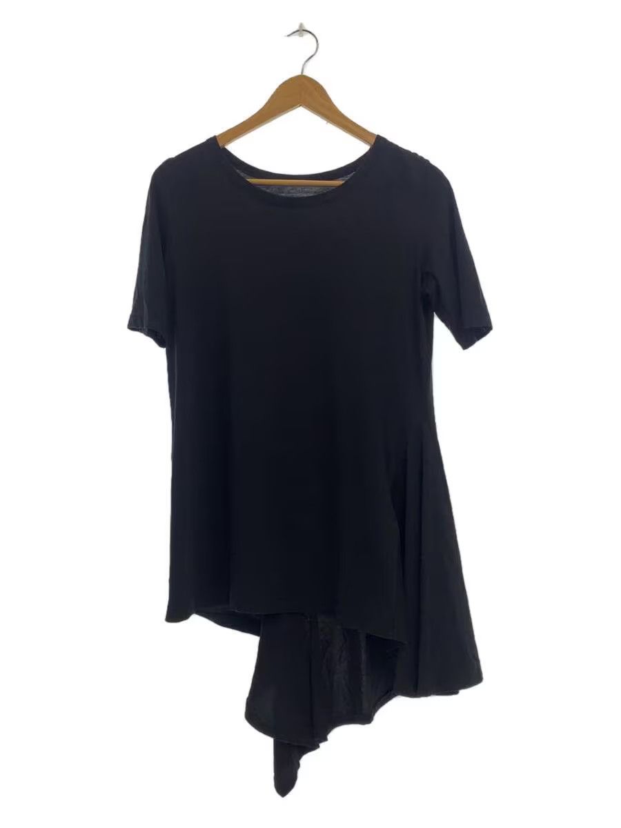 Yohji Yamamoto YOHJI YAMAMOTO draped-detail cotton T-shirt FZ-T30-074 Size US M / EU 48-50 / 2 - 1 Thumbnail
