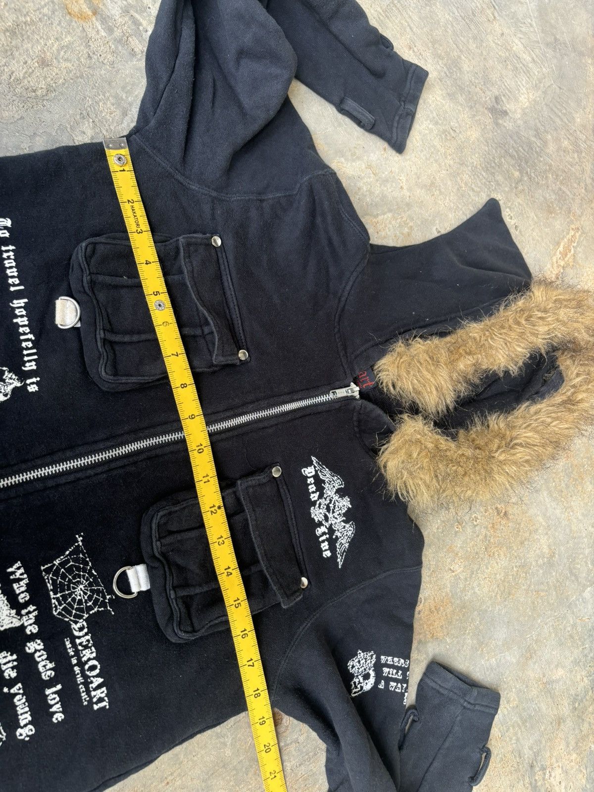 Hysteric Glamour Deorart Ifsixwasnine Lgb Style Multi Pocket Fur Hoodie Size US S / EU 44-46 / 1 - 10 Thumbnail