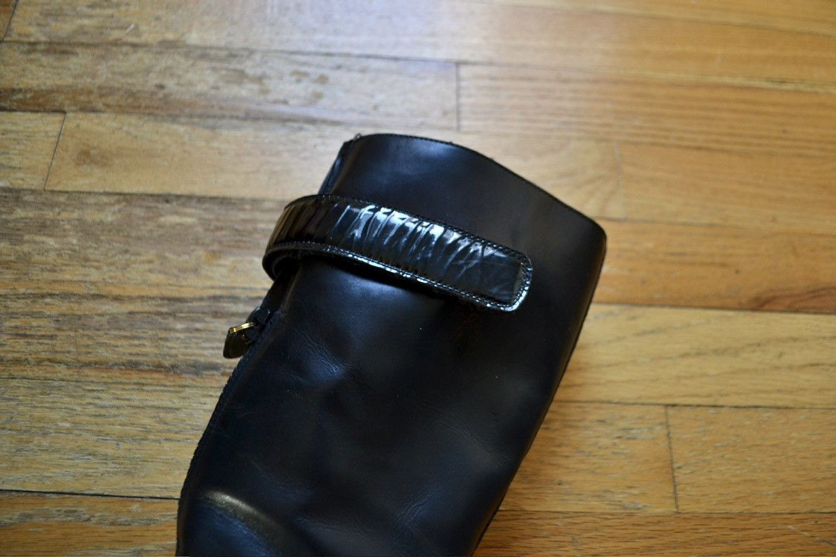 Louis Vuitton FW2006 by Marc Jacobs Wedged Shearling Lined Knee-High Boots Size US 10 / IT 40 - 6 Thumbnail