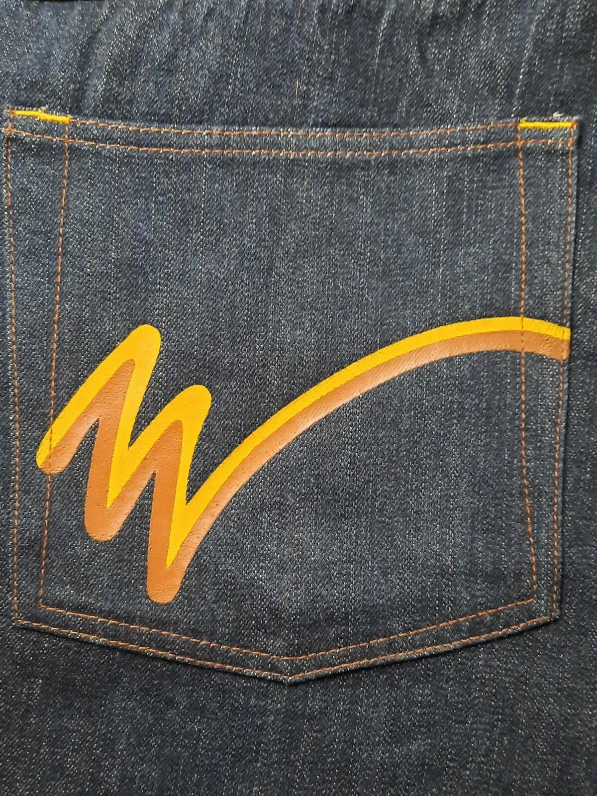 Other Miskeen Baggy 44X33 Selvedge Leather Trim Skater Jeans NWOT Size US 44 / EU 60 - 4 Thumbnail