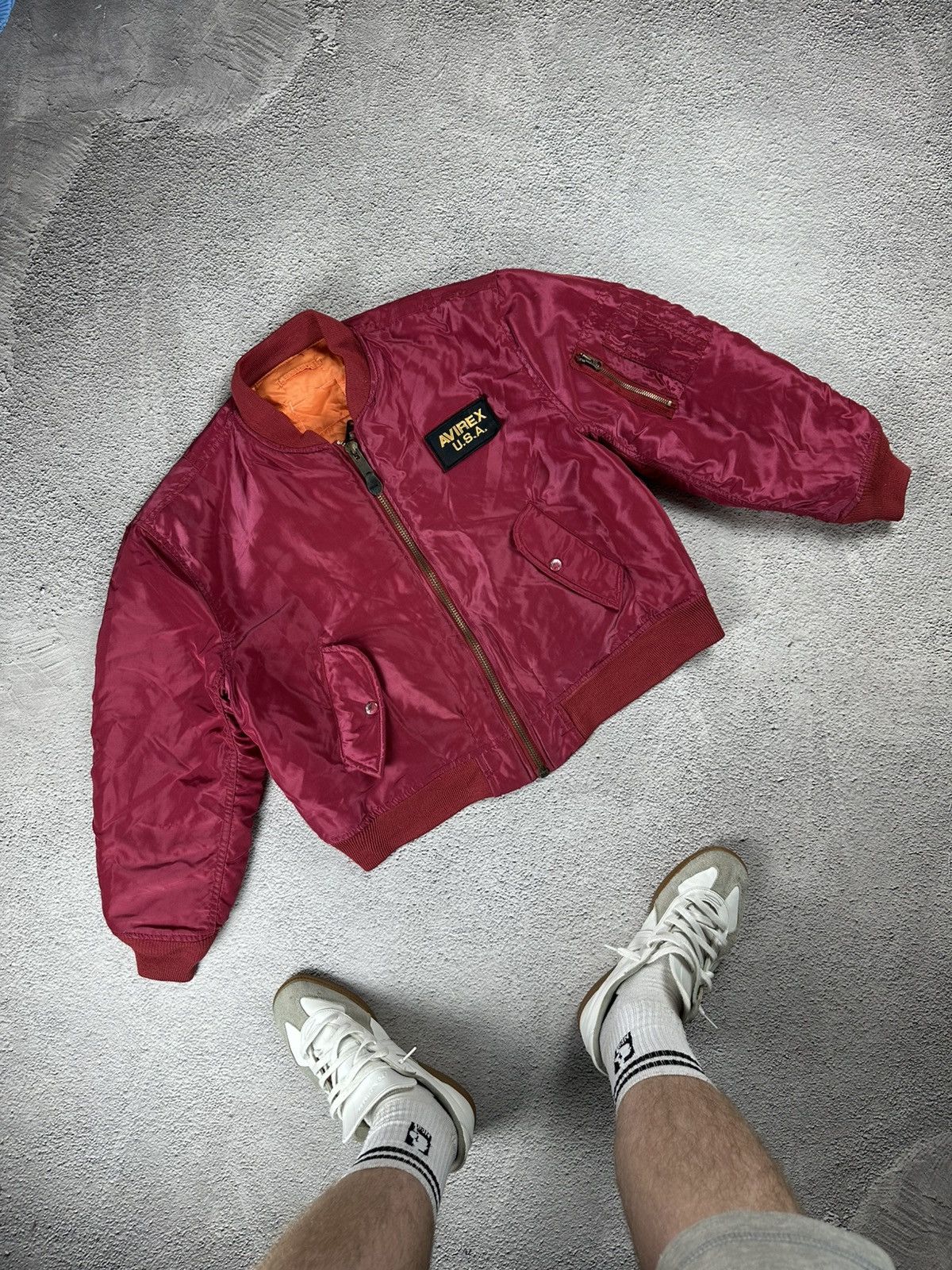 Avirex Avirex Type Equipment Flight Bombers MA-1 Flyers USA Style Size US M / EU 48-50 / 2 - 1 Thumbnail