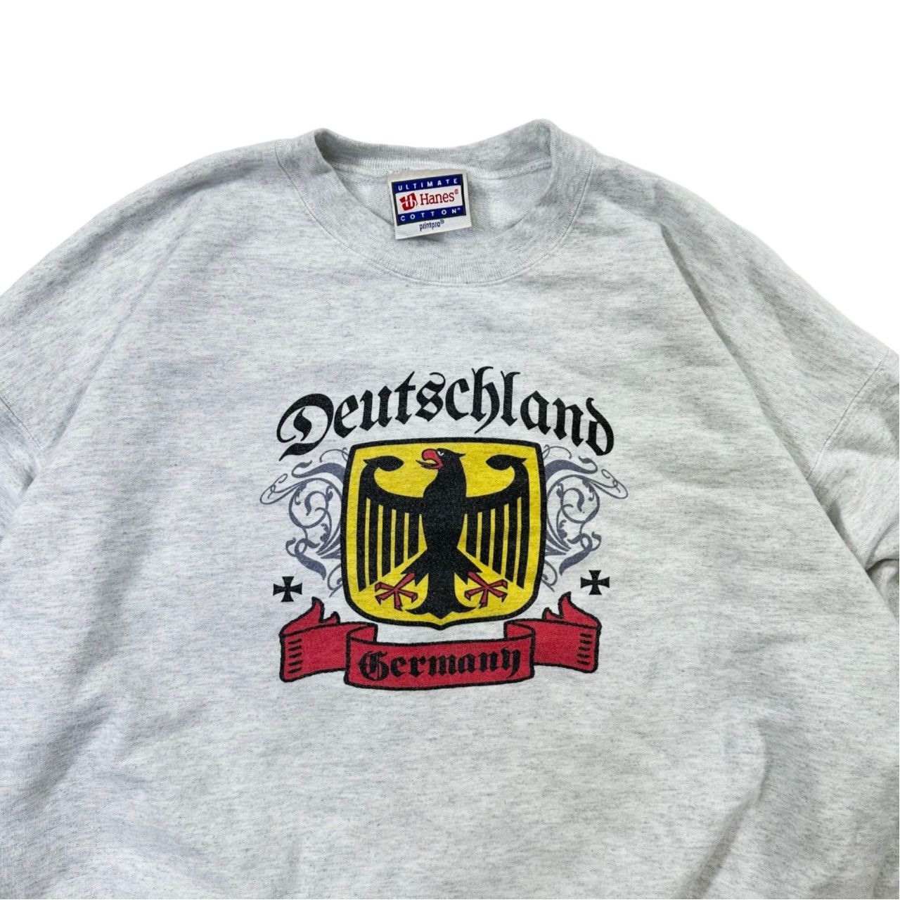 Vintage Vintage 90s Deutschland Germany Heavy Graphic Crewneck Size US XL / EU 56 / 4 - 2 Thumbnail