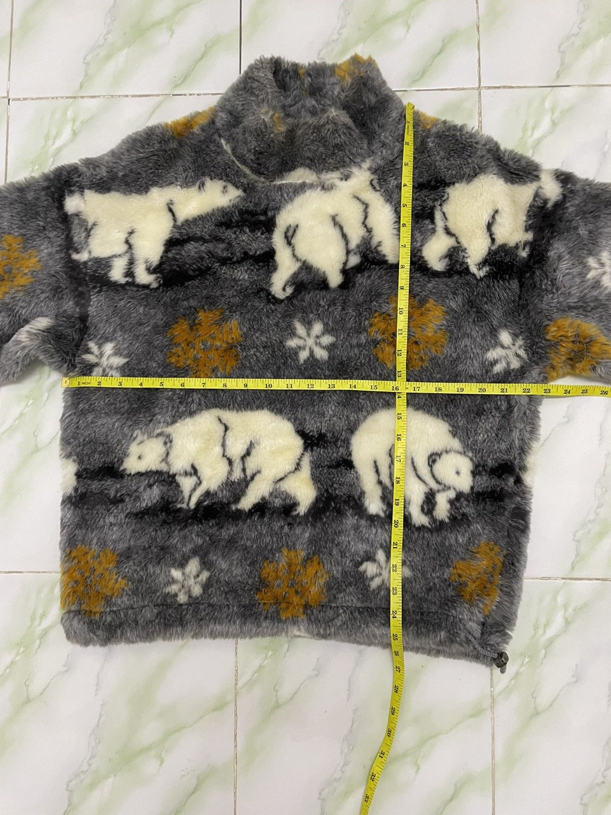 Ellesse Ellesse Italy Polar Bear Fur Fleece Turtle Neck Size US M / EU 48-50 / 2 - 14 Thumbnail