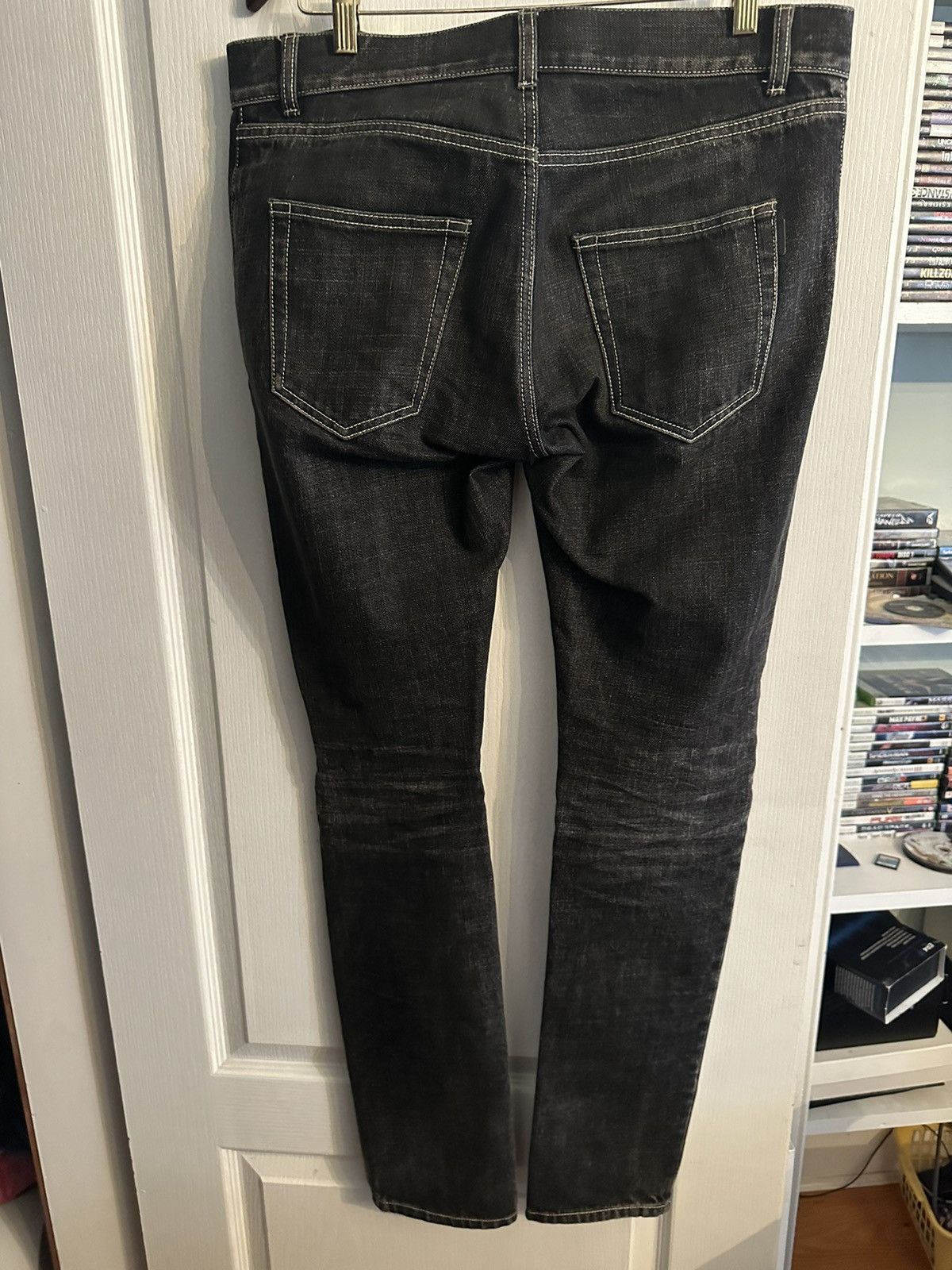 image of Hedi Slimane x Saint Laurent Paris Gray/black Denim Saint Laurent, Men's (Size 30)