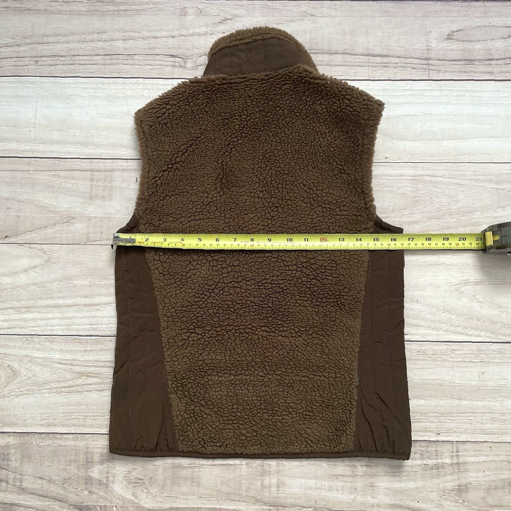 Patagonia Patagonia Vest Womens Retro-X Fleece Mid-Length Zip Pockets Brown Small, 23080, Regular Fit, Fall Winter Spring, Mexico, Vintage No Size S / US 4 / IT 40 - 7 Thumbnail