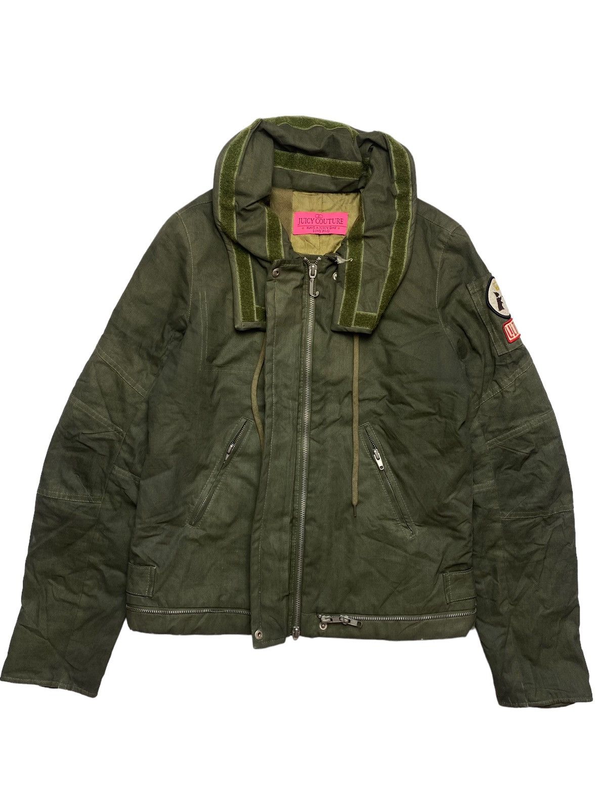 If Six Was Nine 2000s Juicy Couture - Aviator Backpack Jacket Size M / US 6-8 / IT 42-44 - 4 Thumbnail