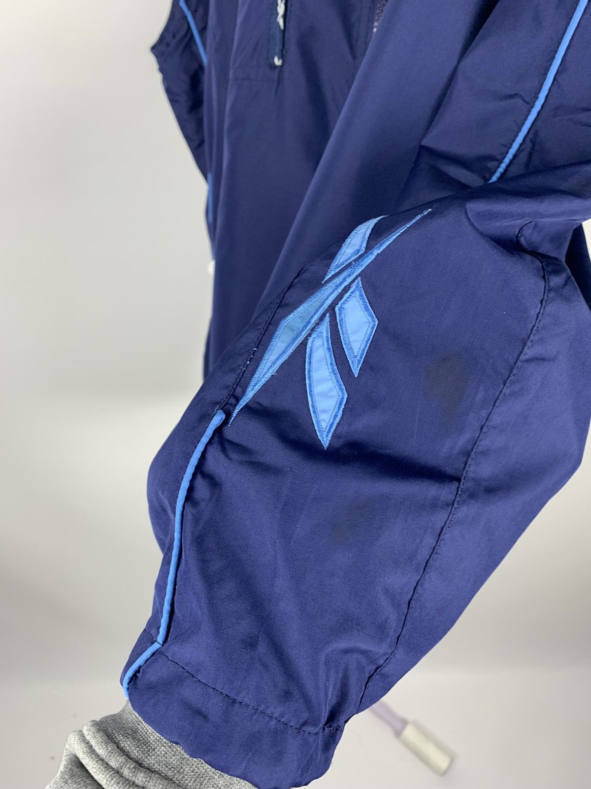 Reebok Vintage Reebok Full Zip Vest Jacket Size 17 Blue Size US S / EU 44-46 / 1 - 7 Thumbnail