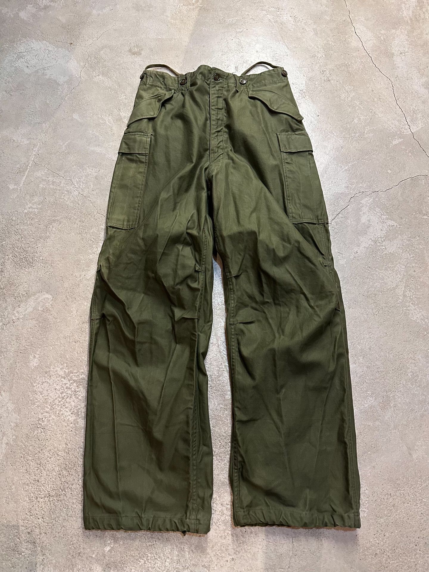 Vintage Vintage 50s US M51 Baggy Cargo Pants Size US 31 - 1 Thumbnail