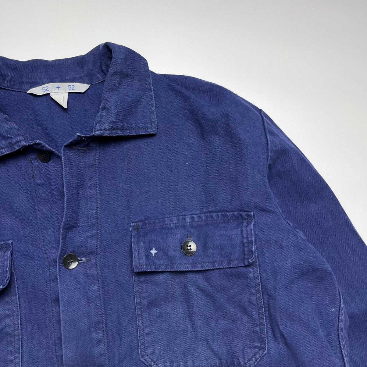 Le Laboureur 80s Vintage Faded Check Pockets Work Jacket Size US L / EU 52-54 / 3 - 4 Thumbnail