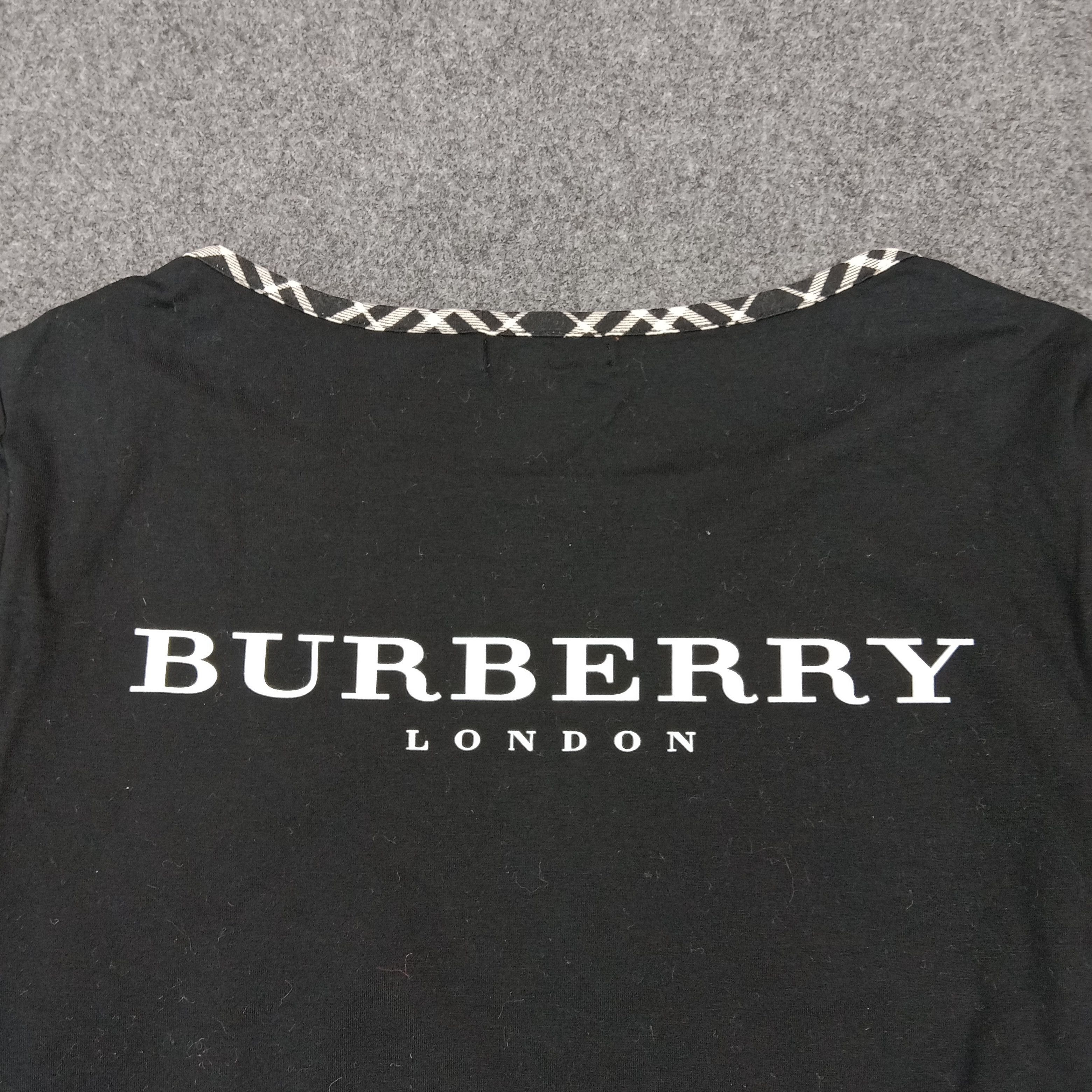Burberry Burberry London Boat Neck Top 3/4 Sleeve Tshirt C276N46 Size S / US 4 / IT 40 - 2 Thumbnail