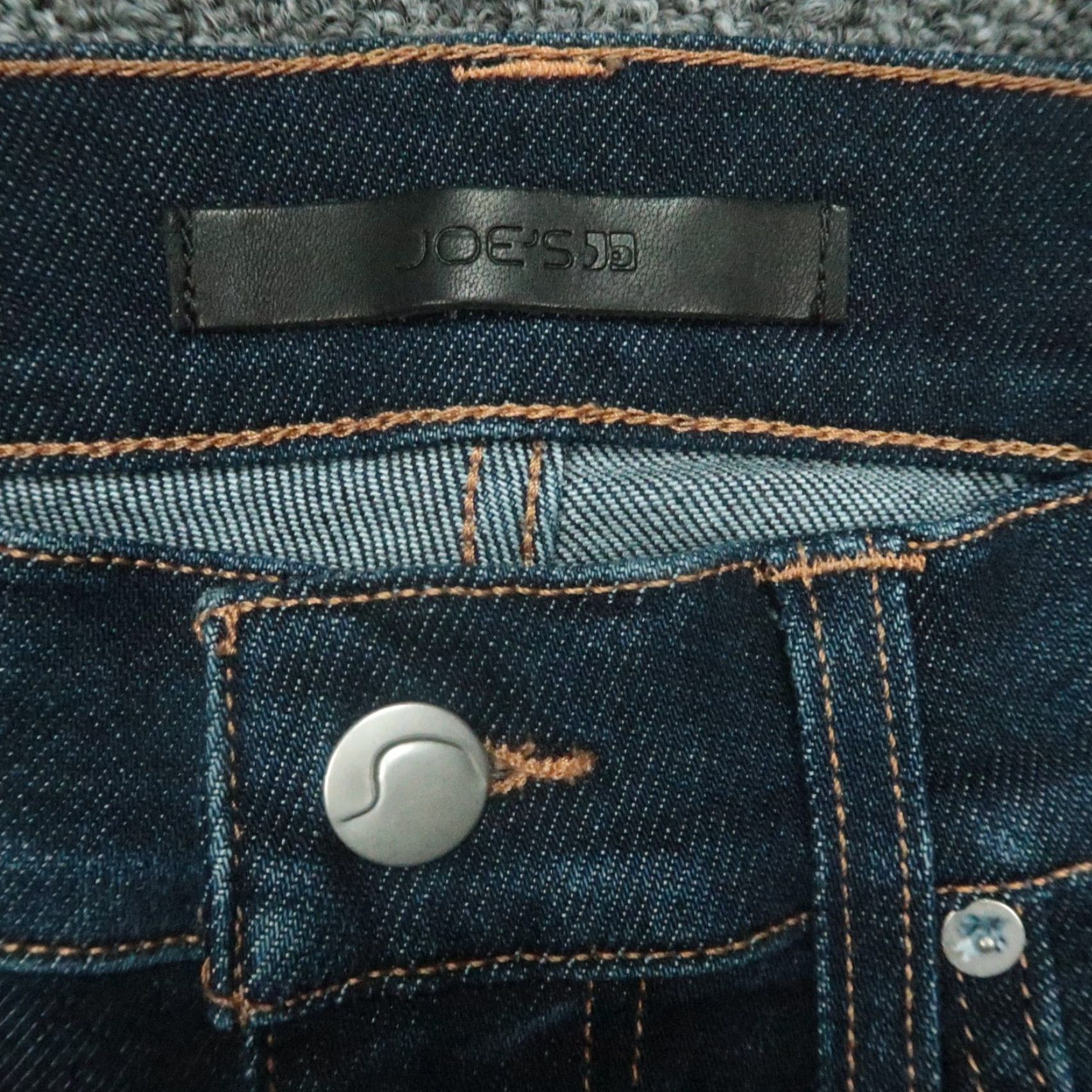 Vintage VINTAGE? No — Joe's Jeans Men 29x34 Blue The Brixton Straight Narrow Kinetic Soft Denim NWT Jeans Size US 29 - 3 Thumbnail